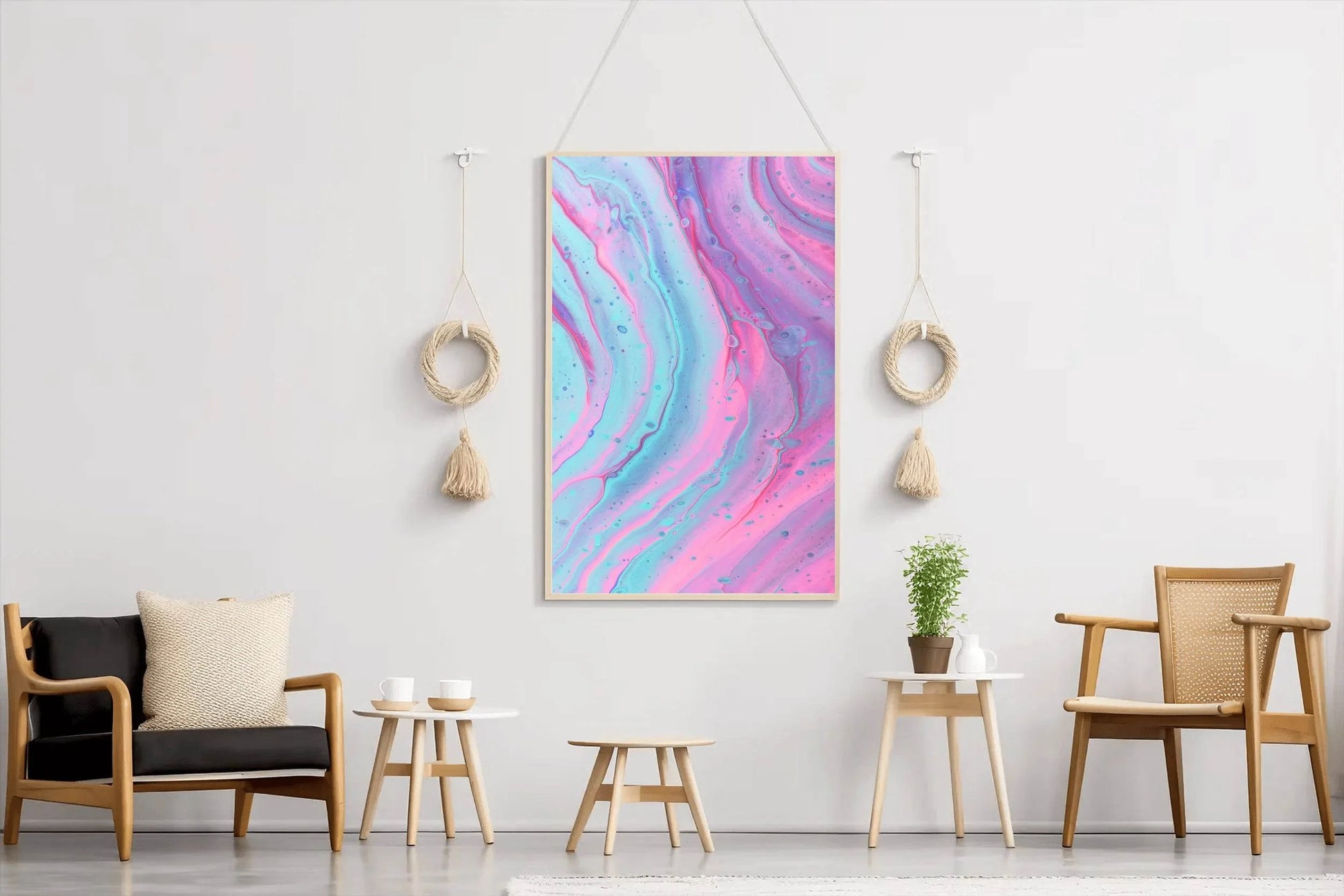Water Color Fluid Abstract Wall Art - beink online art store