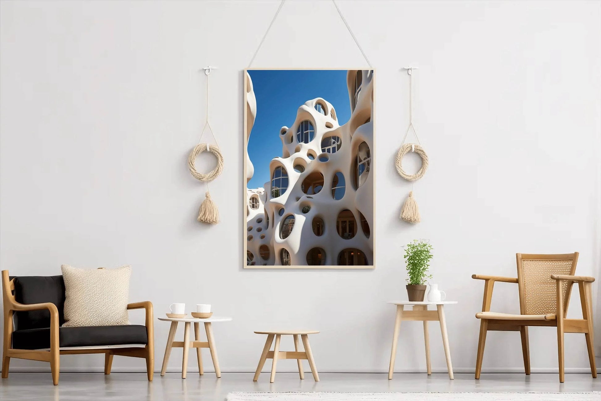 Stacked Houses In South Wall Art - beink online art store