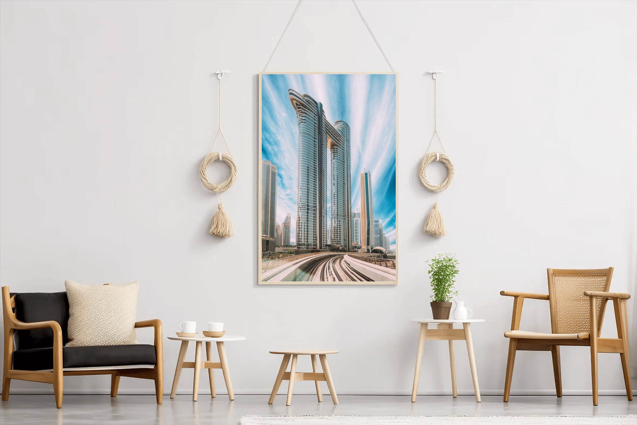 Marvels of Dubai Skyline Wall Art - beink online art store