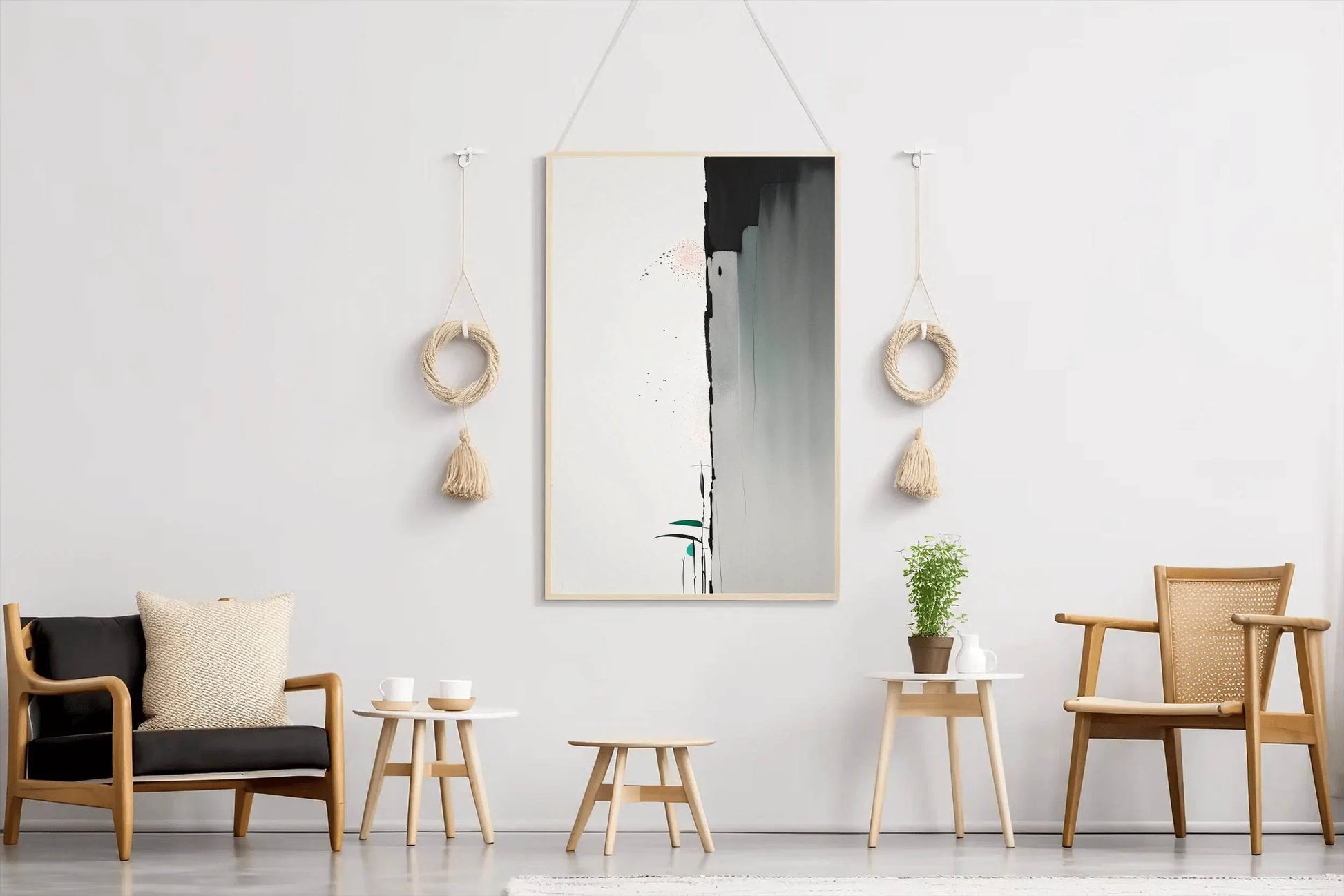 Creative Mountain Visualization Abstract Wall Art - beink online art store
