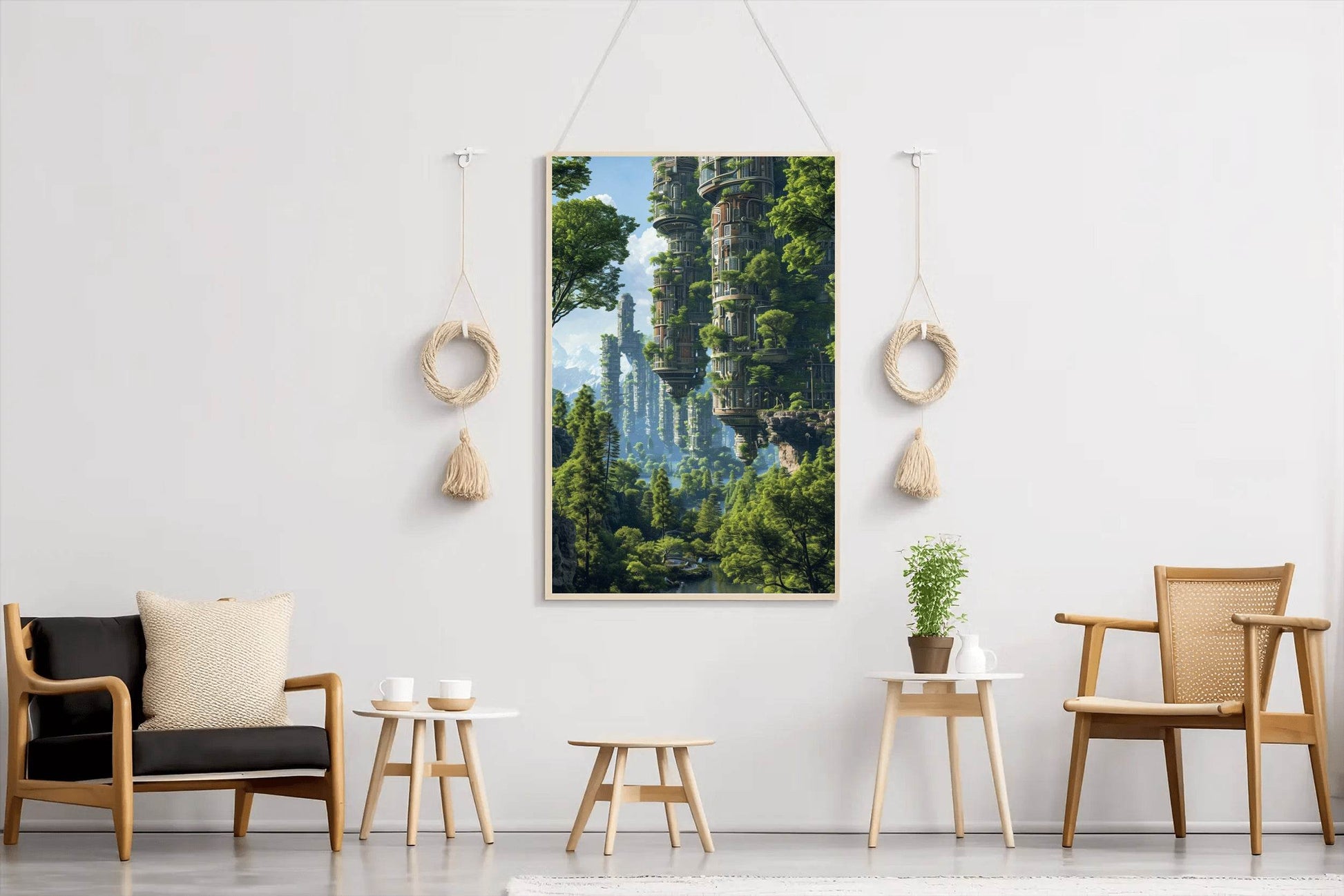 Lush Hanging Forest Wall Art - beink online art store
