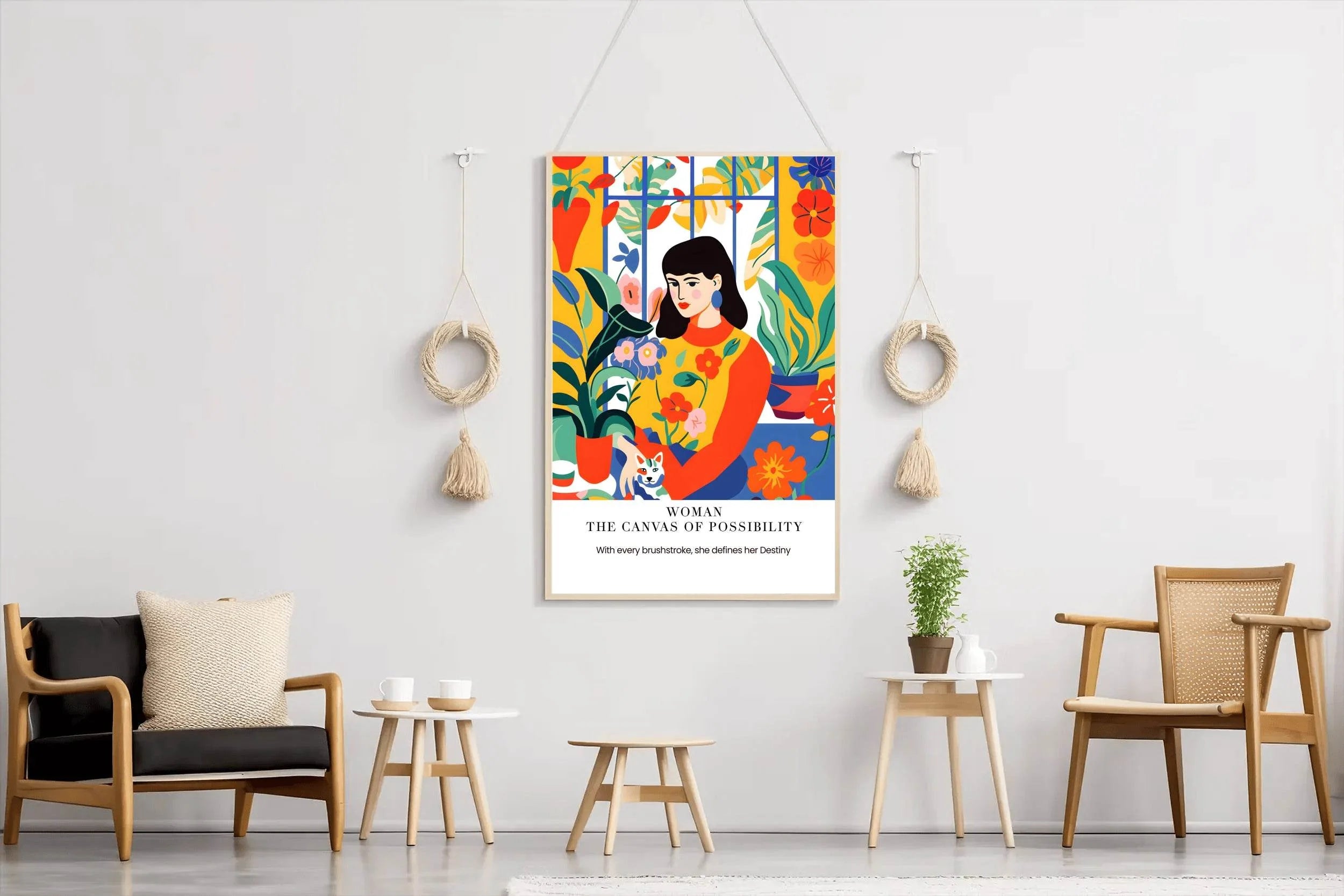 Abaya Plant Leaf Painting WALL Art - beink online art store