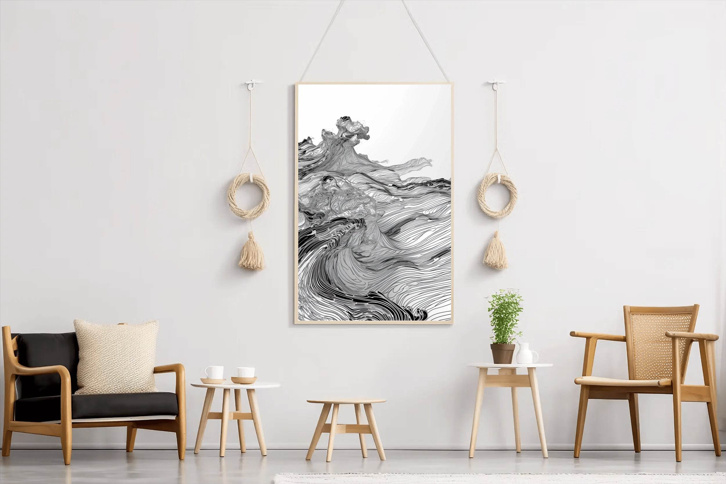 Fluid Dynamicsm Modern Wall Art - beink online art store