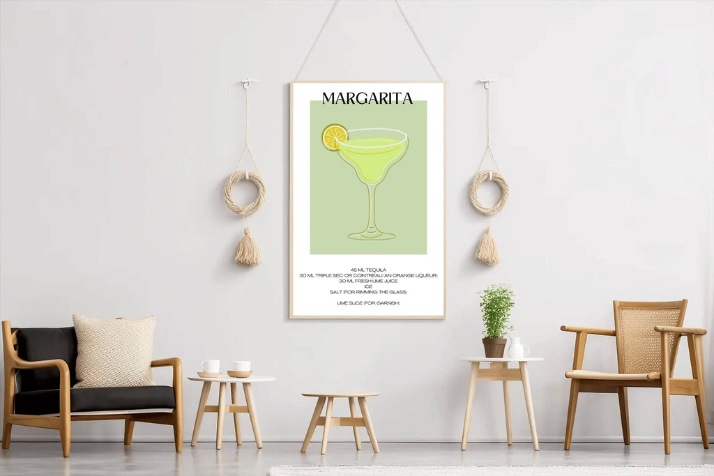 Green Margarita Wall Art - beink online art store