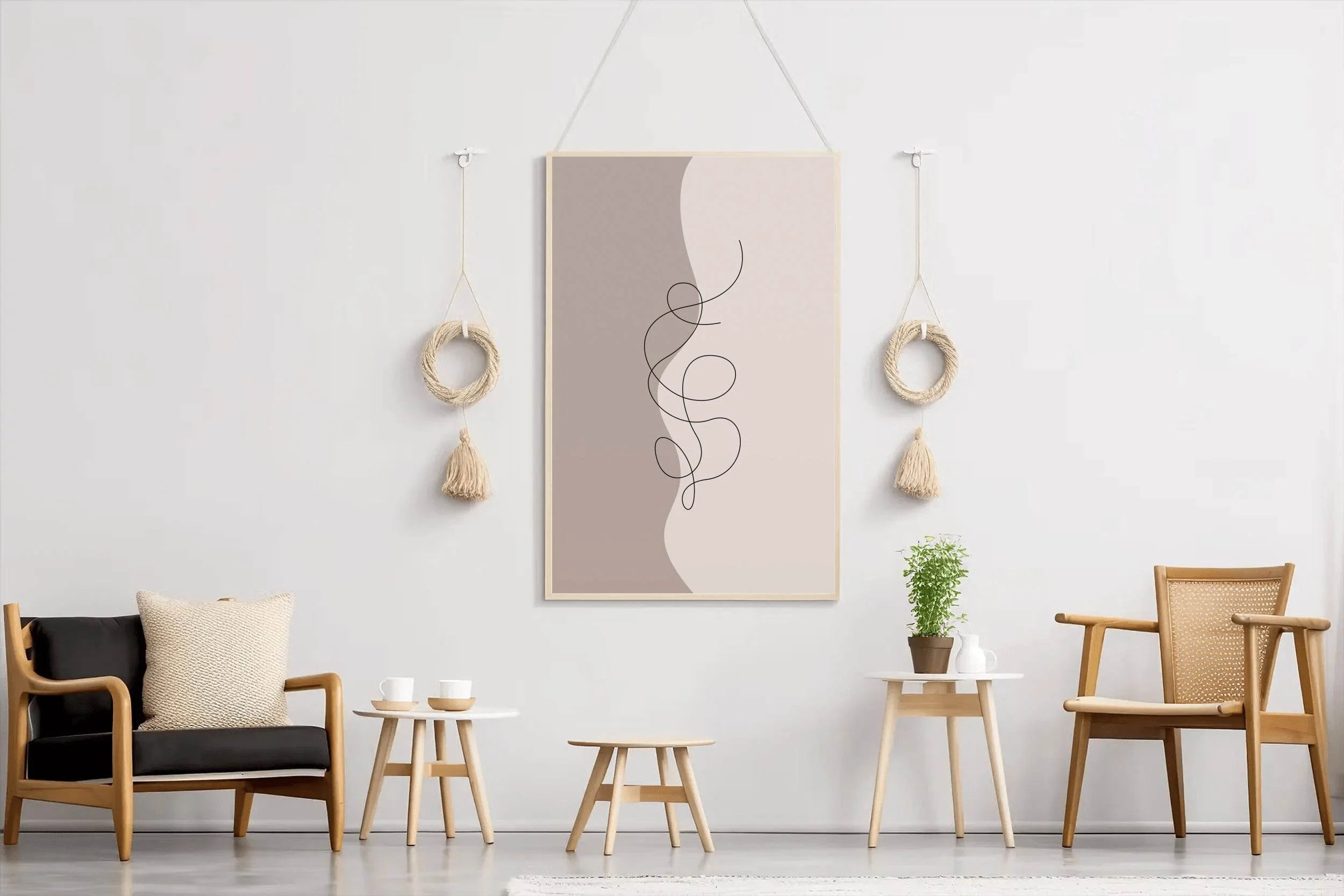 Boho Lines Poster Wall Art - beink online art store