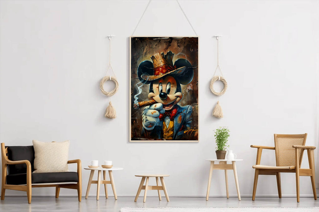 Mickey Noir Wall Art - beink online art store