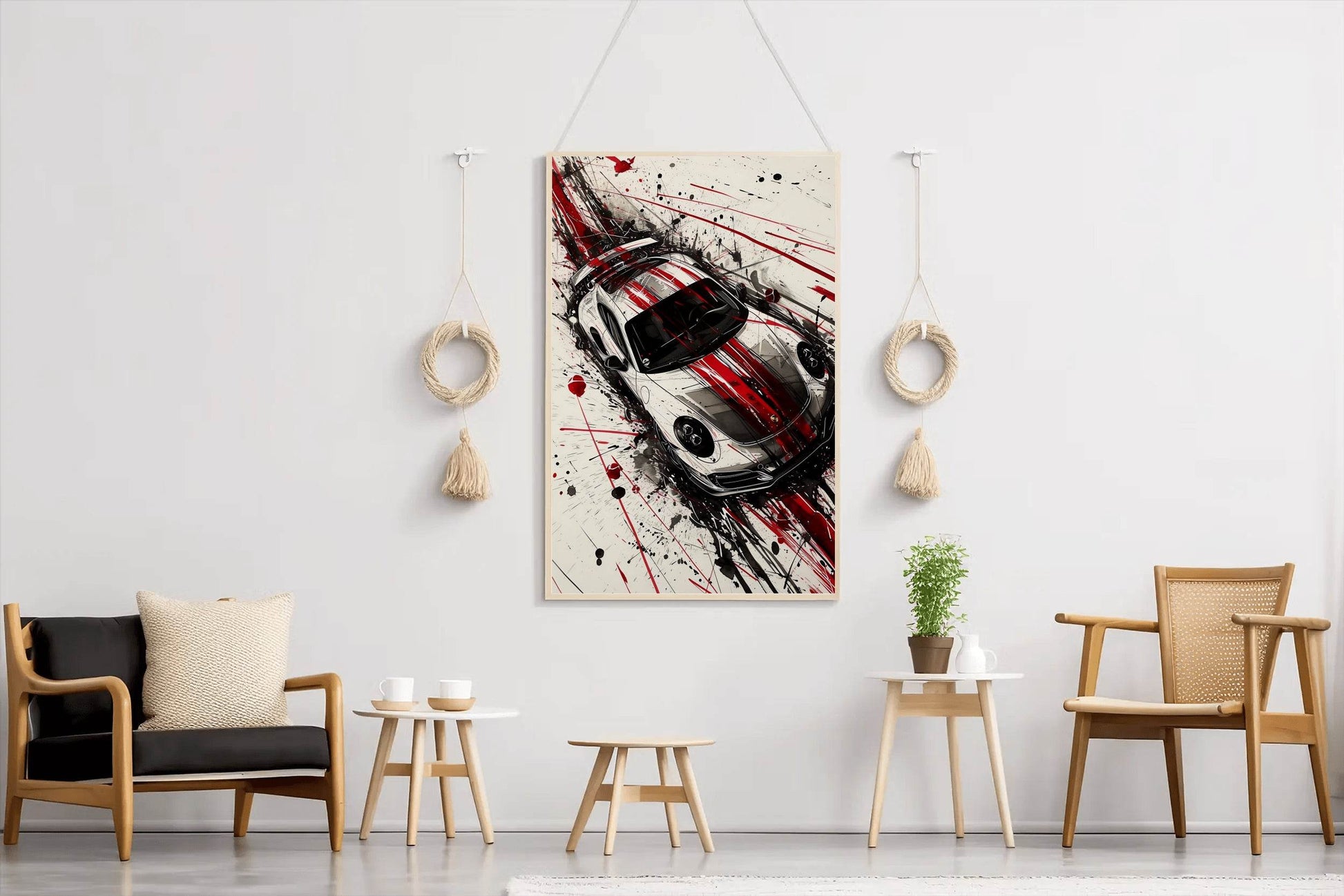 Porsche 911 Hyper-Real Wall Art - beink online art store