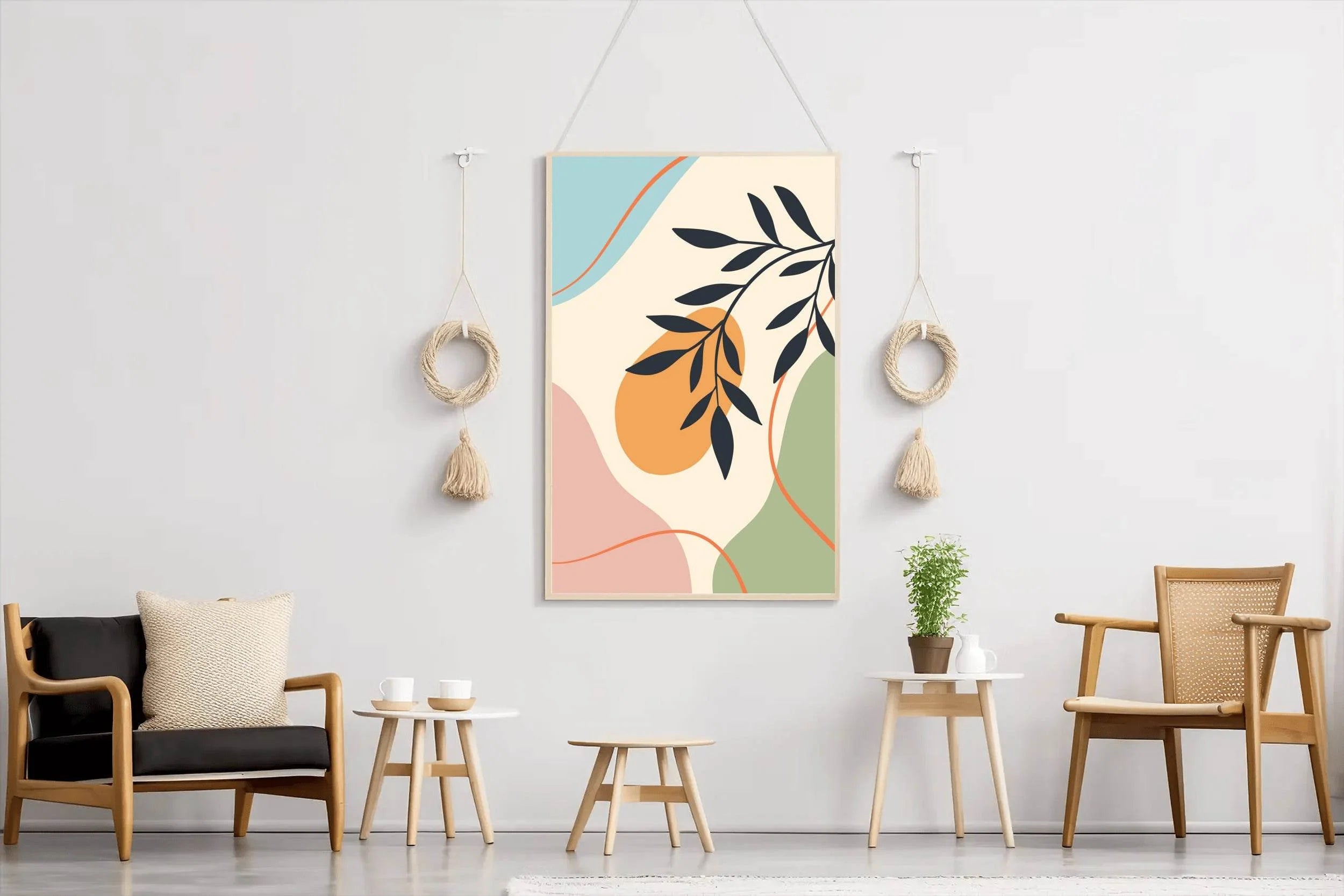 Olive Branches And Laves Wall Art - beink online art store