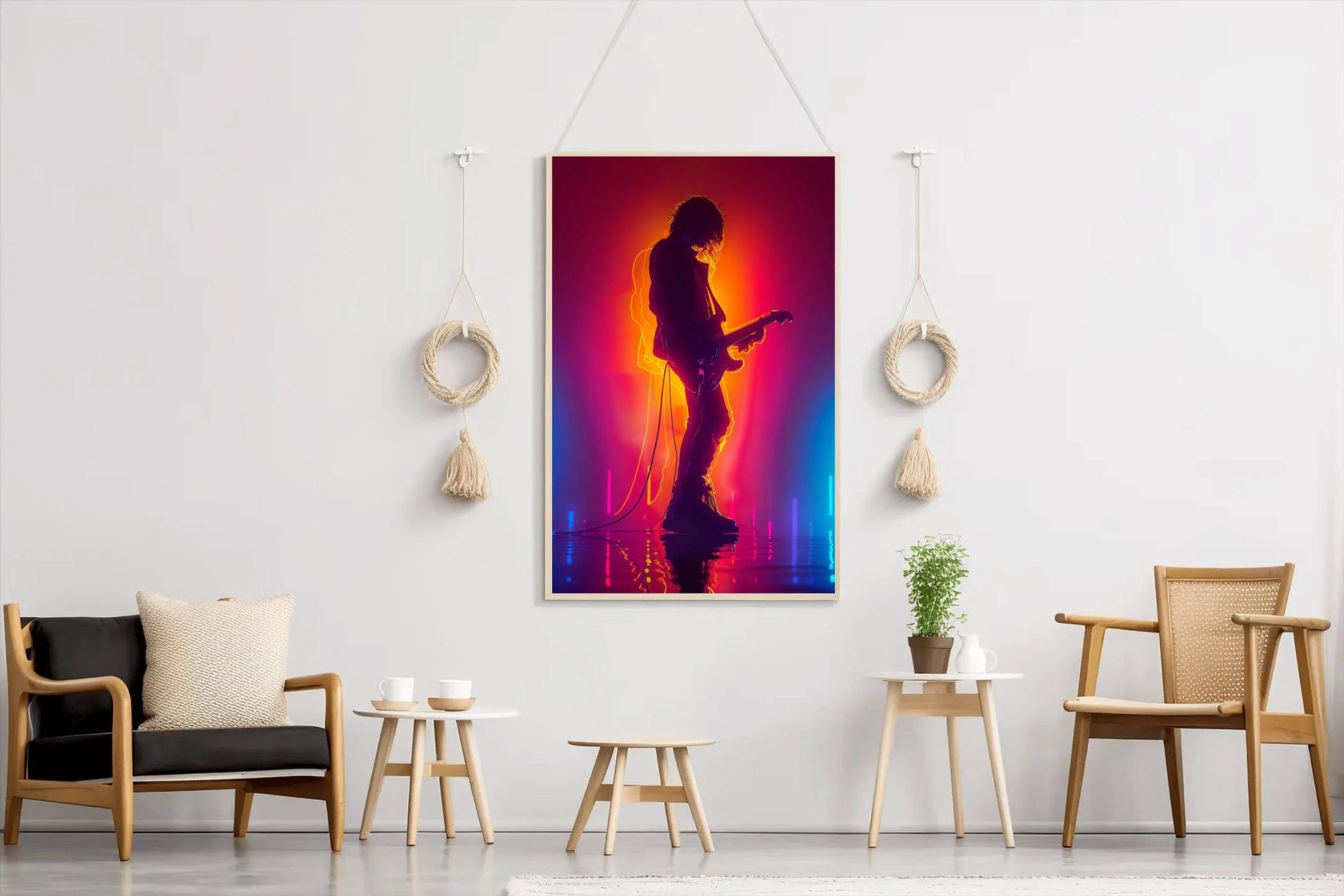 Guitarist In Concert Wall Art - beink online art store