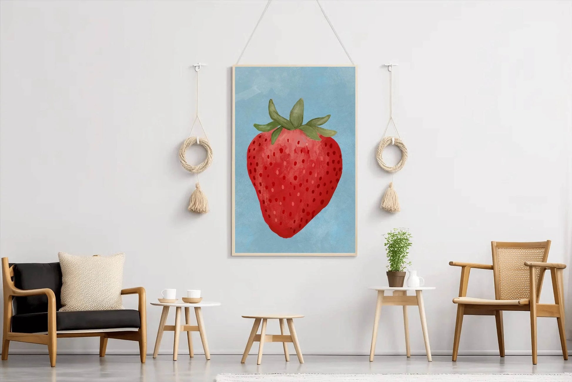 Strawberry Painting Wall Art - beink online art store