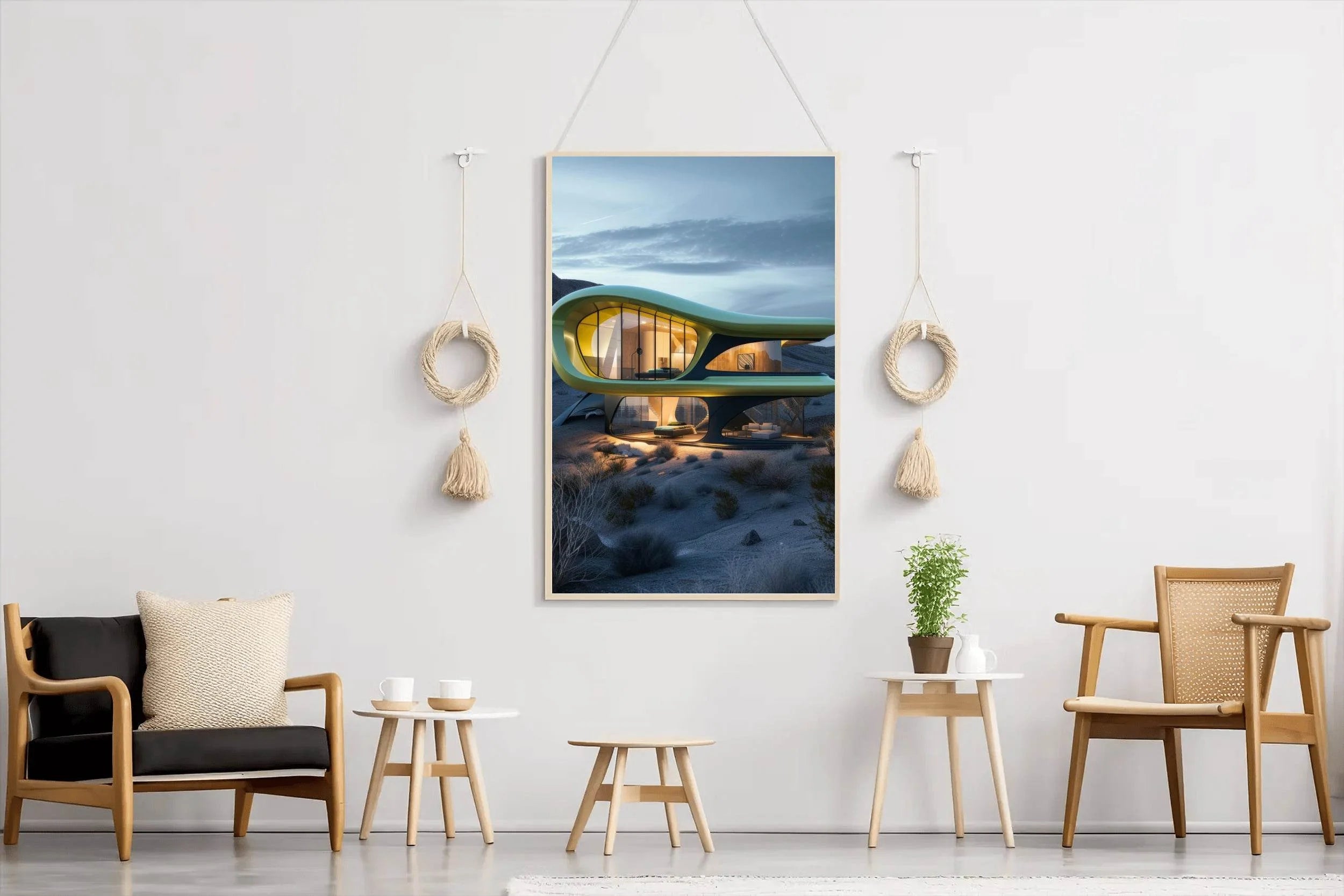 Modern Architecture Wall Art - beink online art store