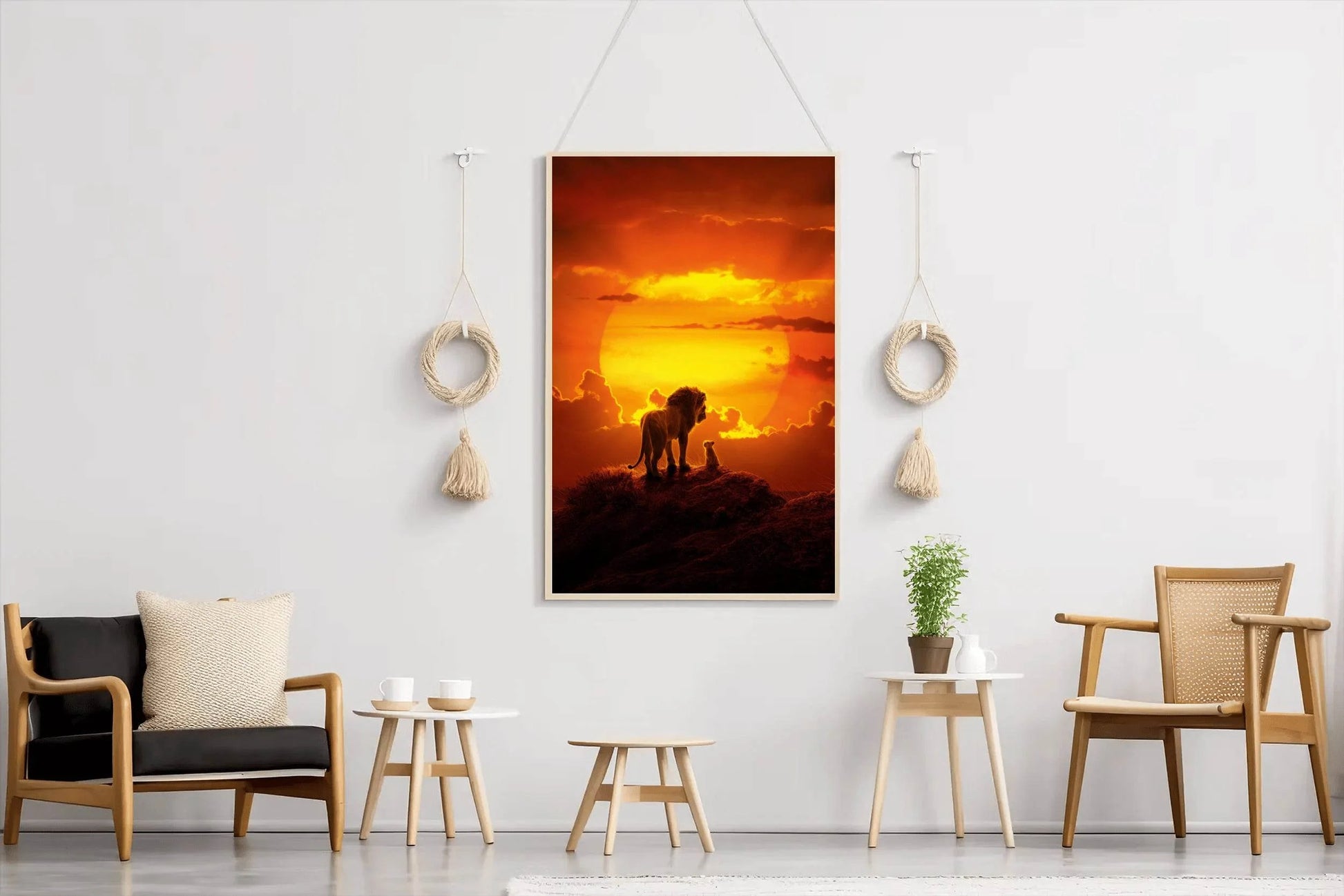 THE LION KING into Sunset Wall Art - beink online art store