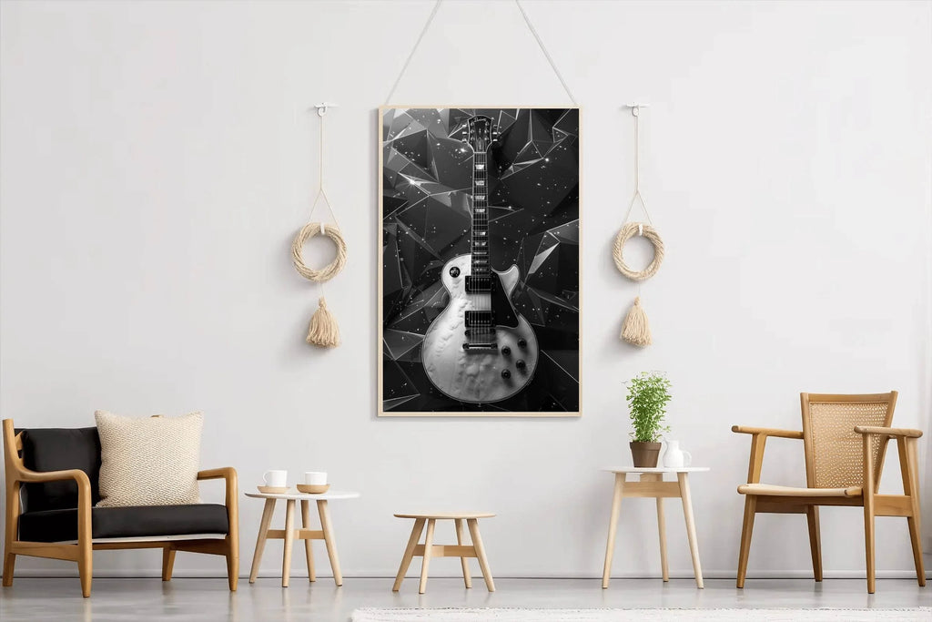 Classic Rock Guitar Wall Art - beink online art store