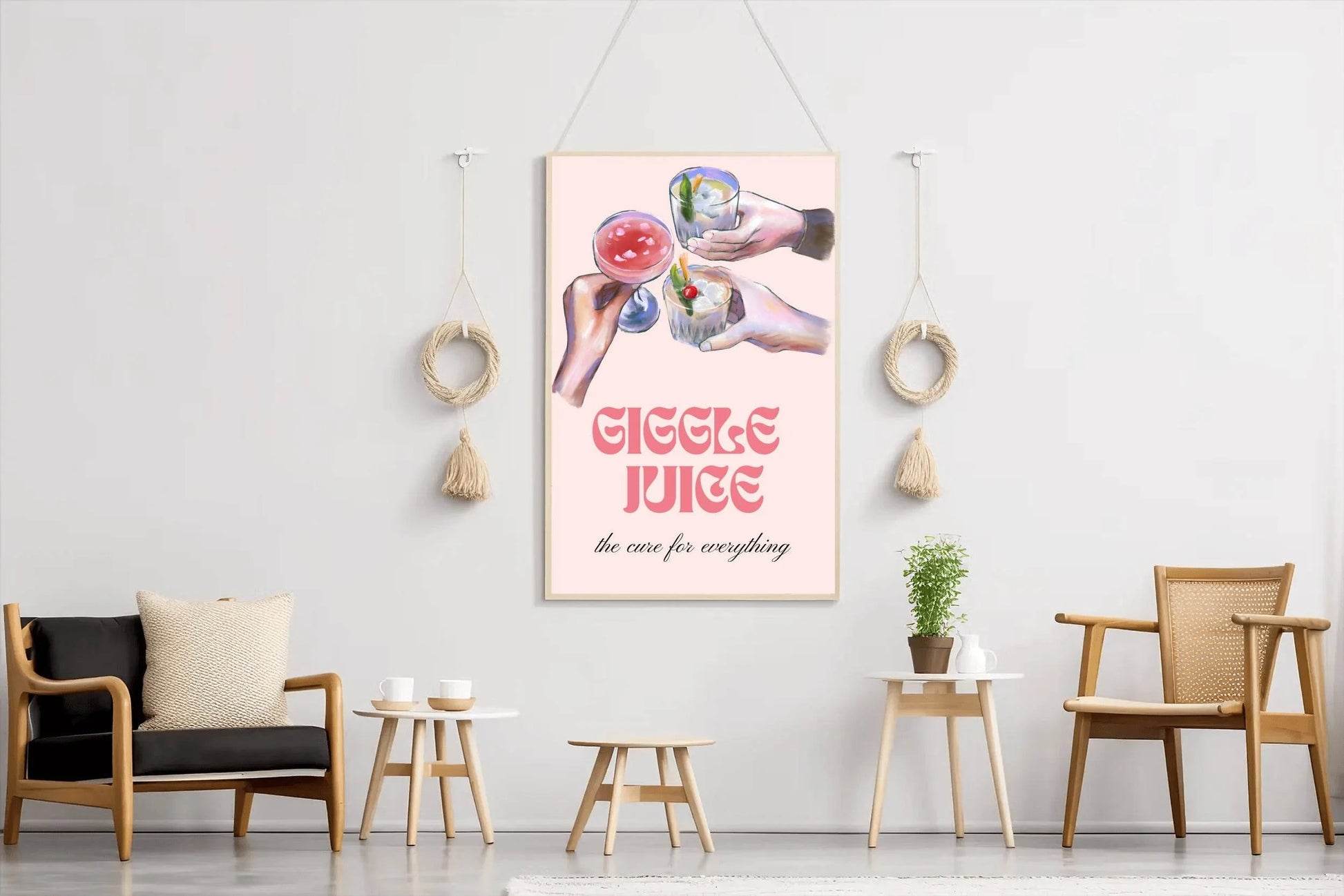 Giggle Juice Wall Art - beink online art store