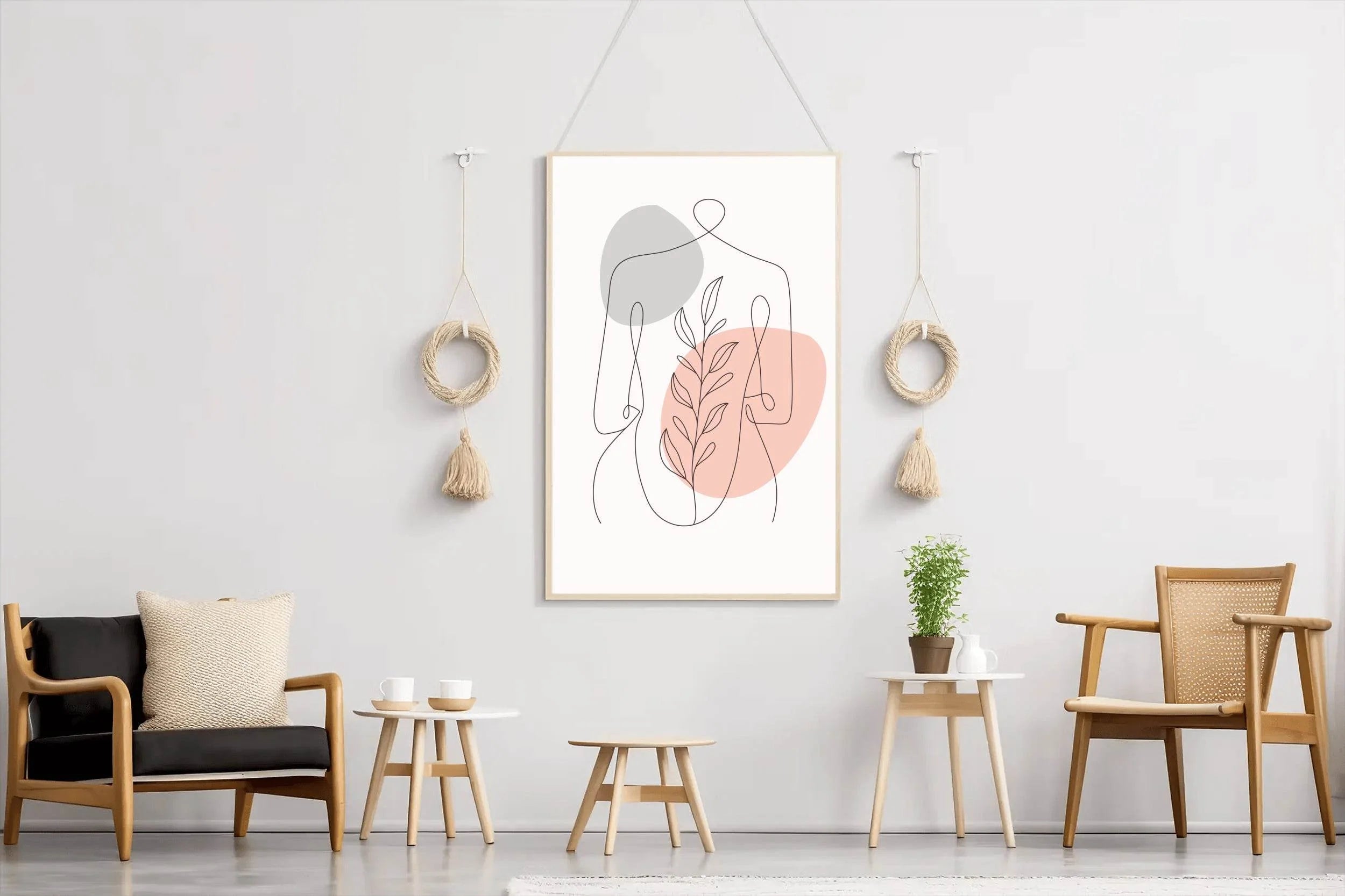Minimal Design of Women's Top Bust Wall Art - beink online art store
