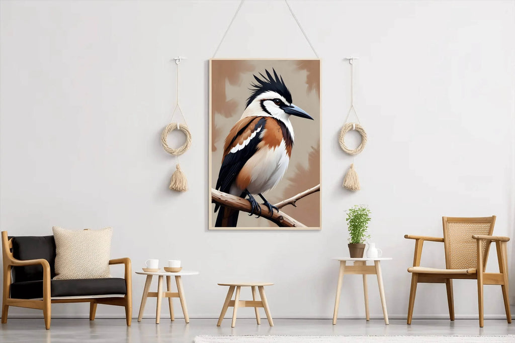 Watercolor Painting of Jay Bird Wall Art - beink online art store