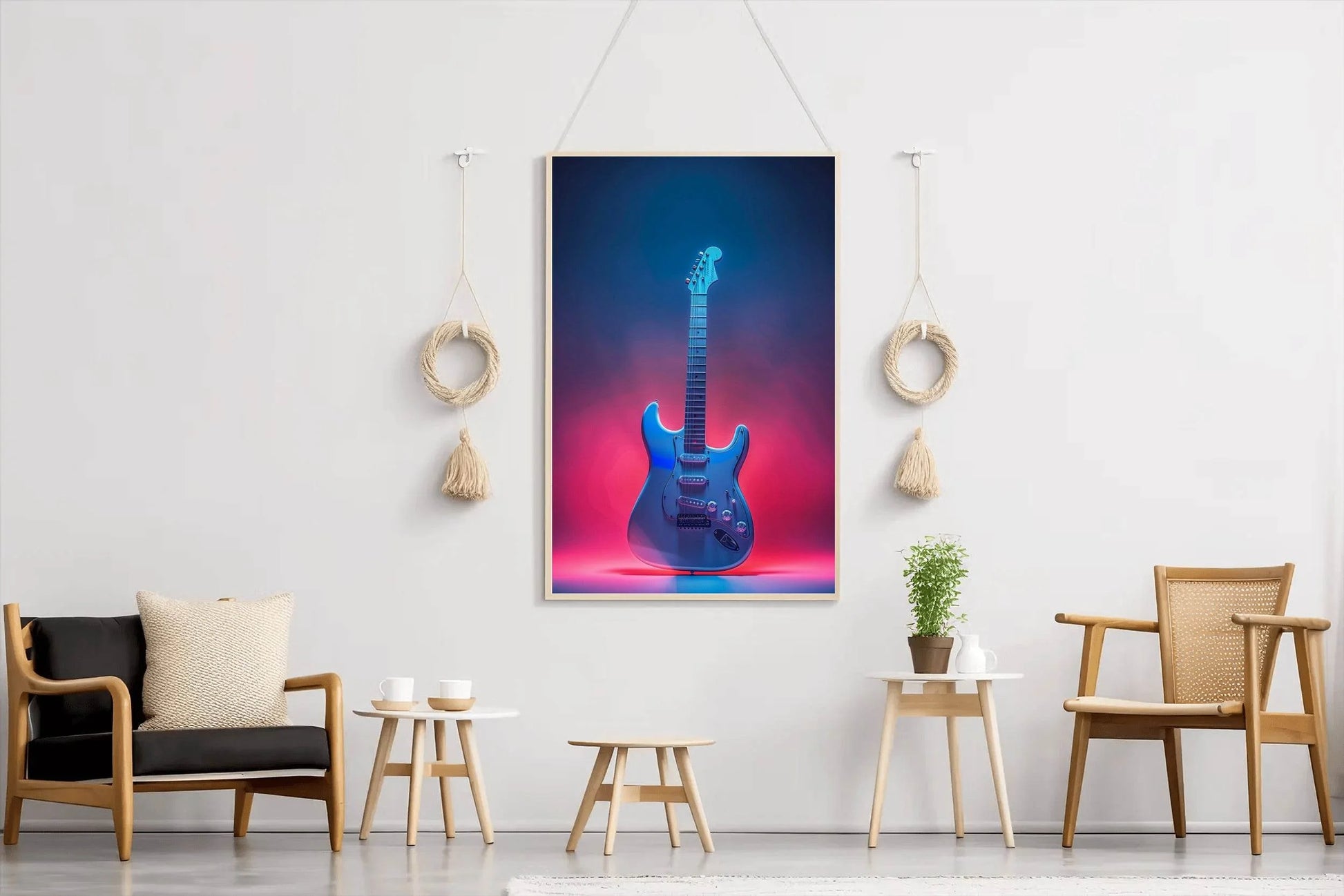 Jazz Electric Guitar Wall Art - beink online art store
