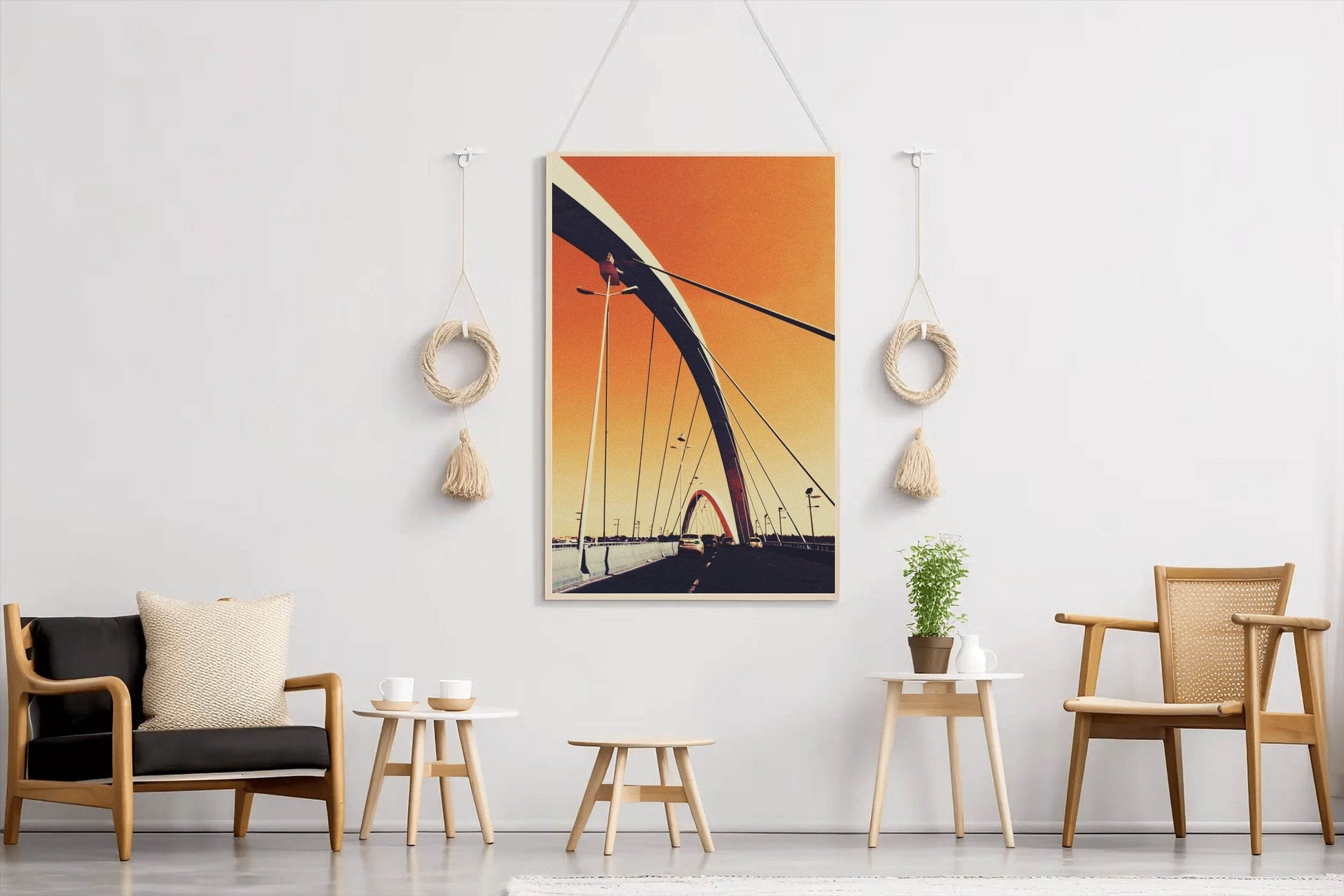 Sunset at the Bridge Wall Art - beink online art store