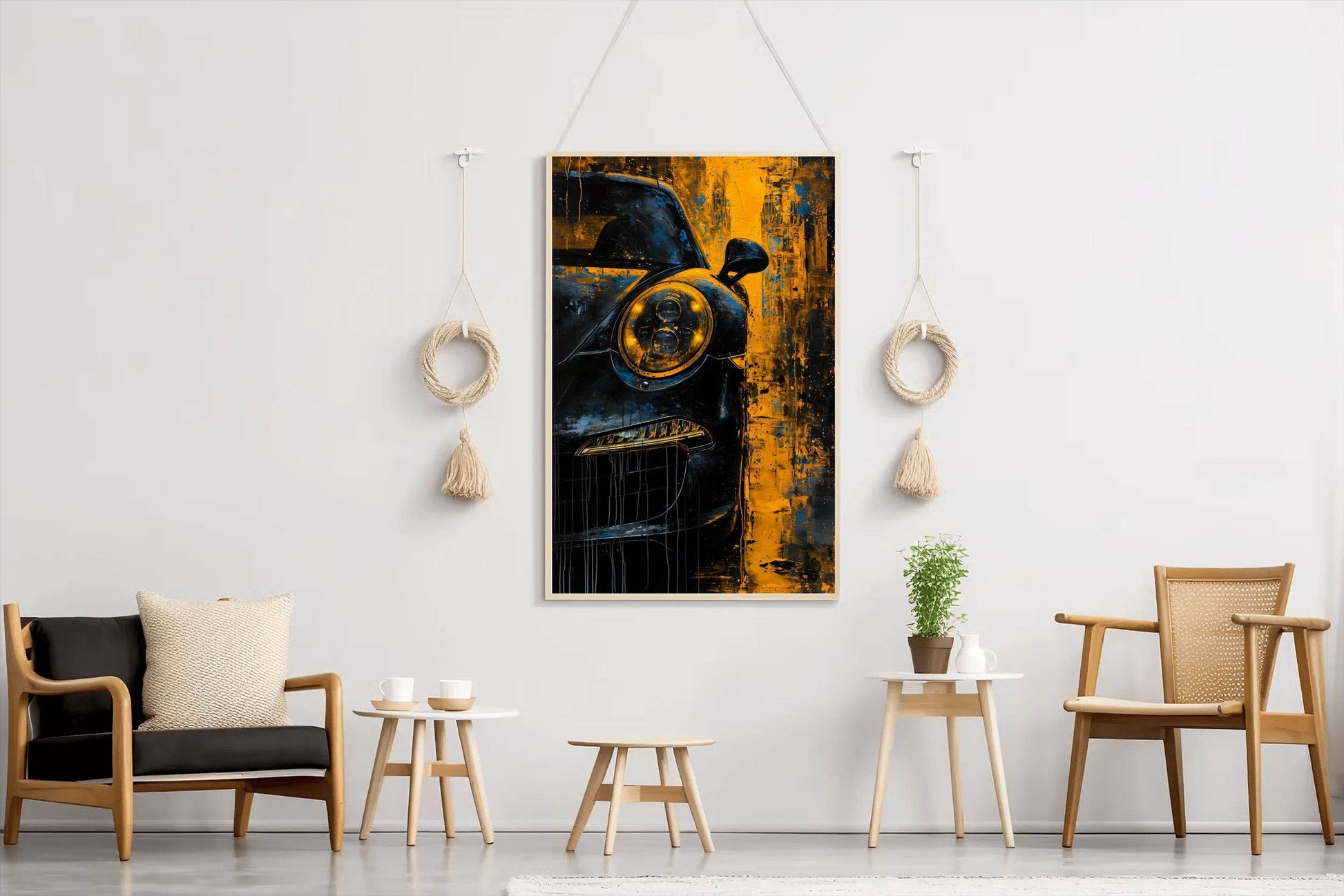Porsche 911 Turbo GT Canvas Wall Art - beink online art store