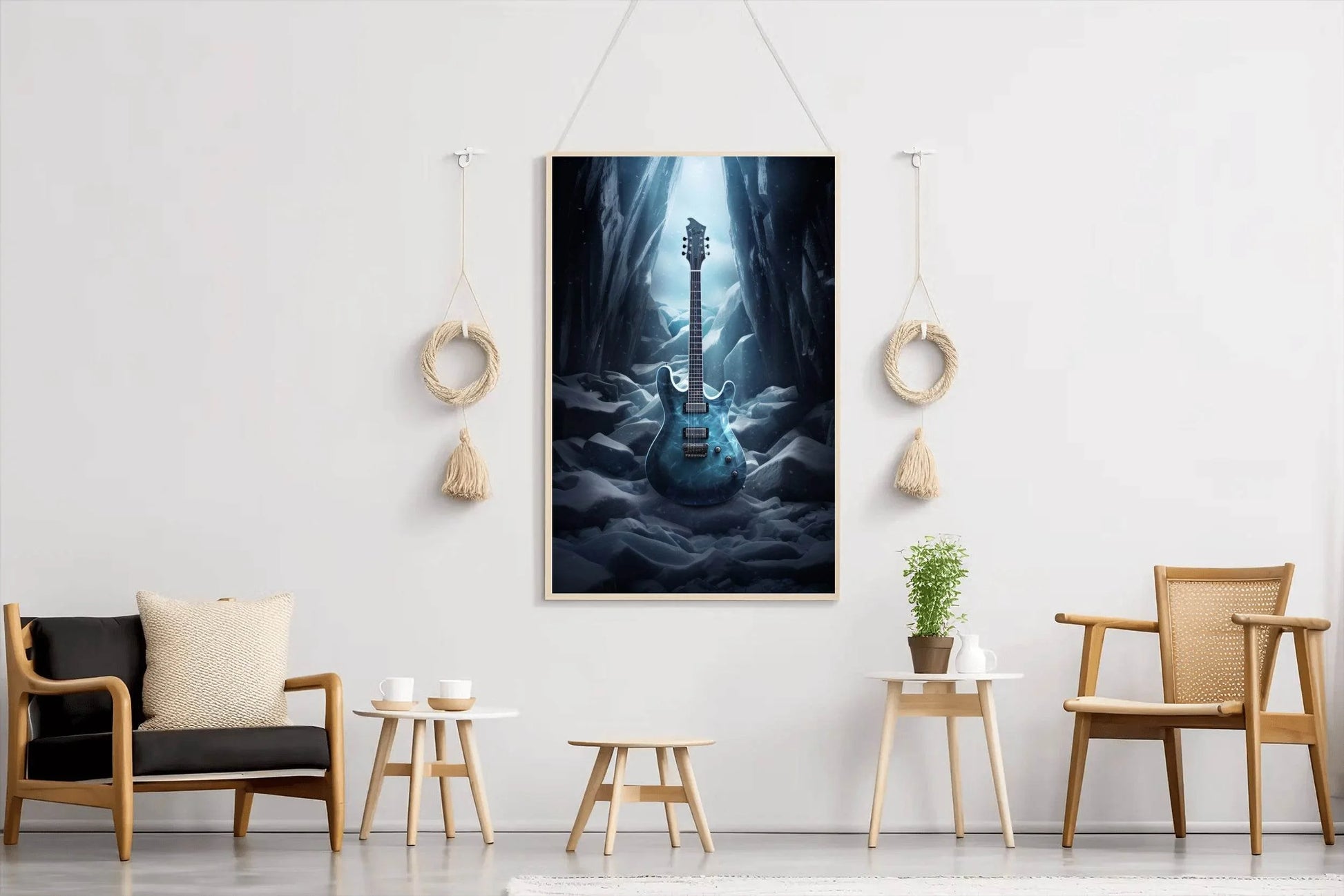 Ice Age Violin Wall Art - beink online art store