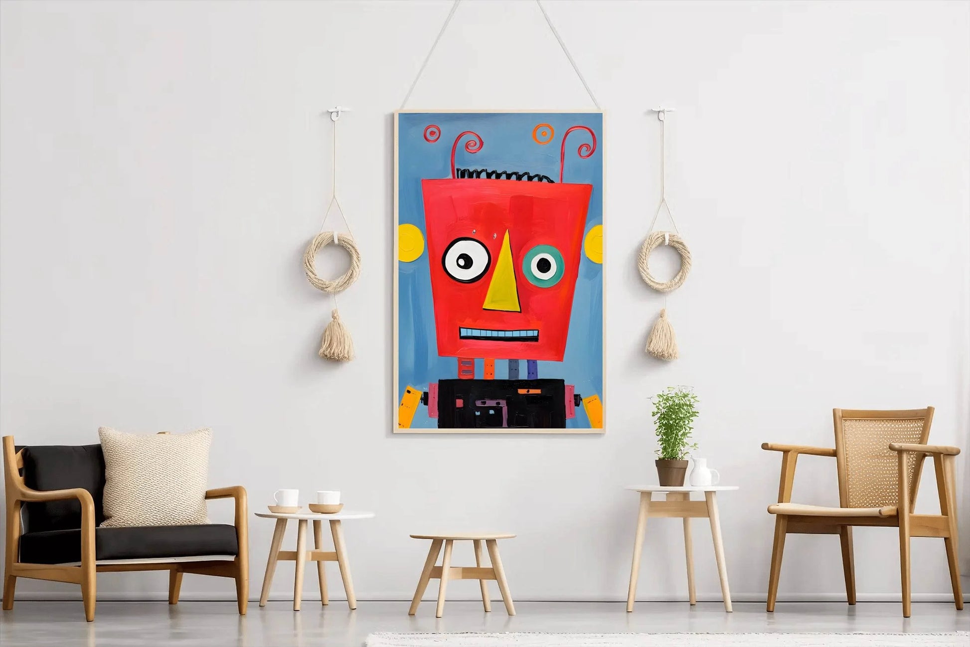 Red Robot Paper Craft - beink online art store