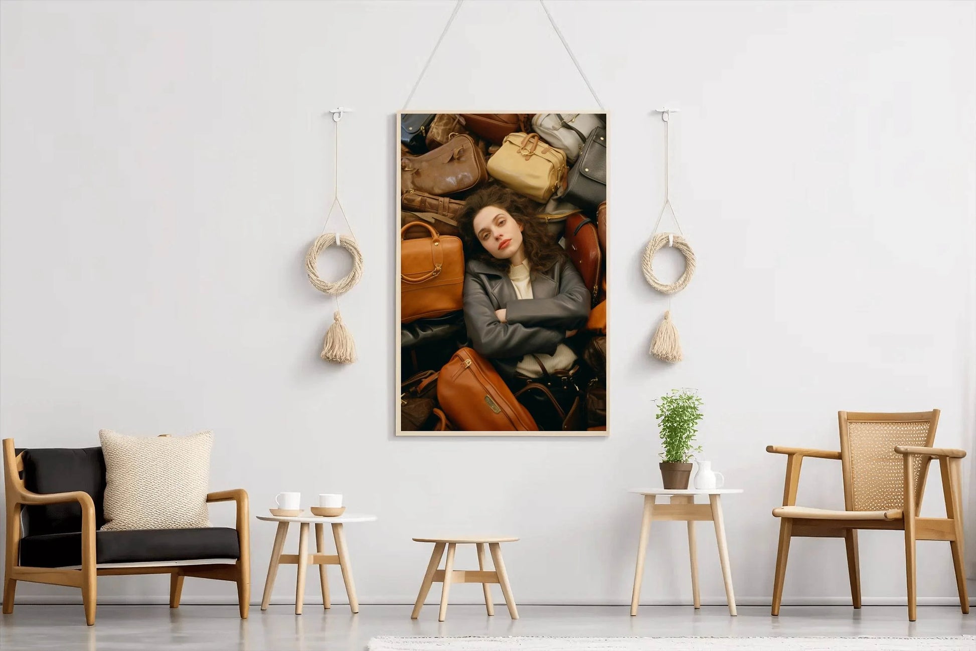 Bag Sale Advertisement Wall Art - beink online art store