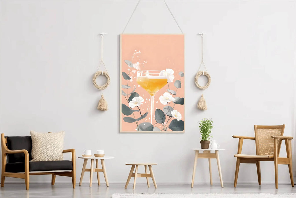 Glass of Orange Juice Wall Art - beink online art store