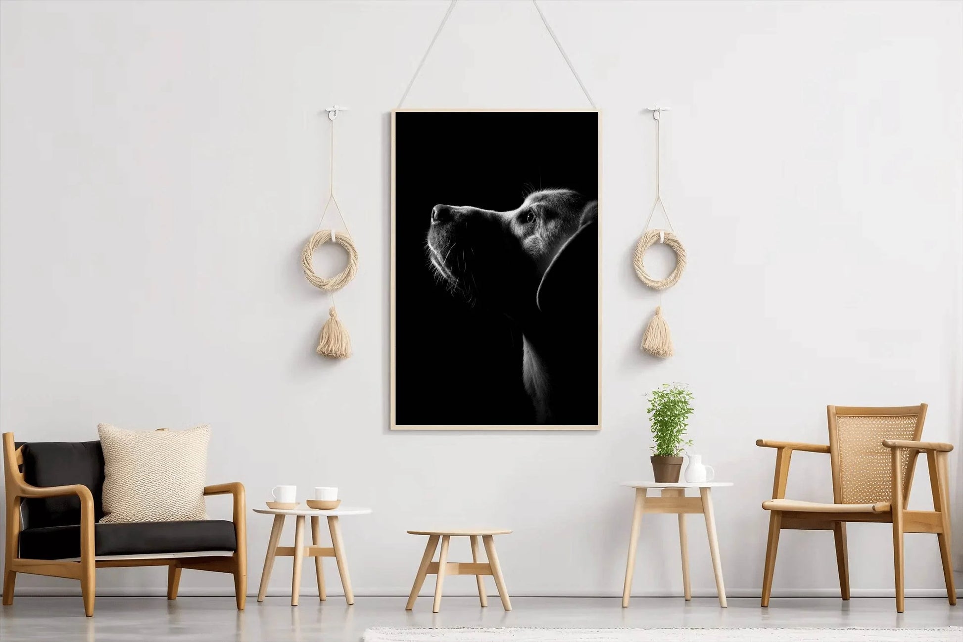 Retriever Black & White Wall Art - beink online art store