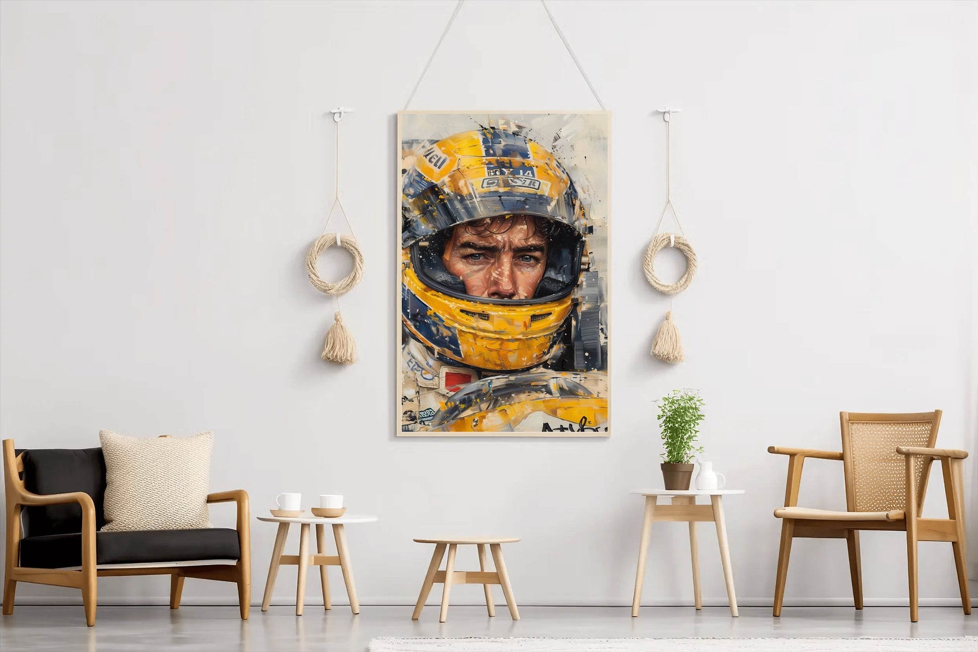 Casket Hat Yellow Wall Art - beink online art store