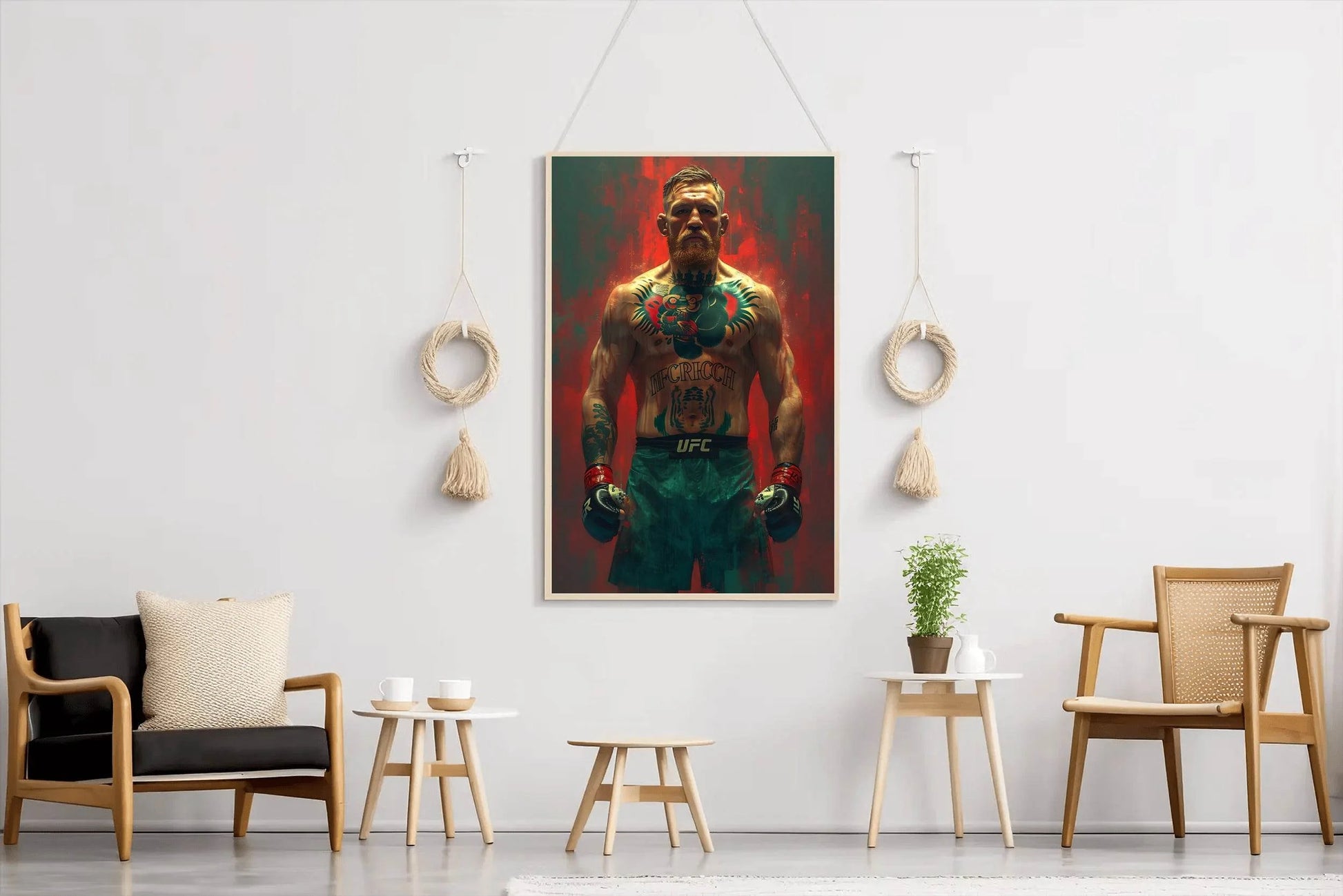 Master Flame Sports Aesthetic Wall Art Poster for Living Room, Home & Wall Decor | McGregor - beink online art store