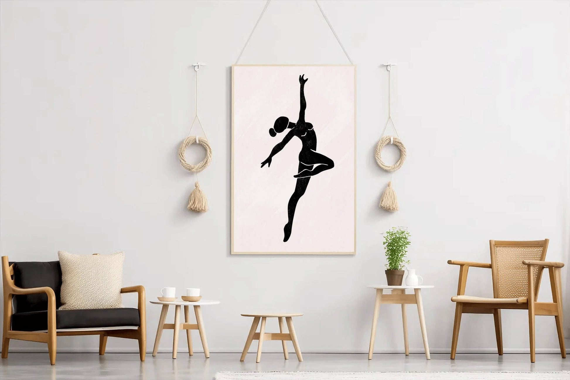 Black and White Dance Wall Art - beink online art store