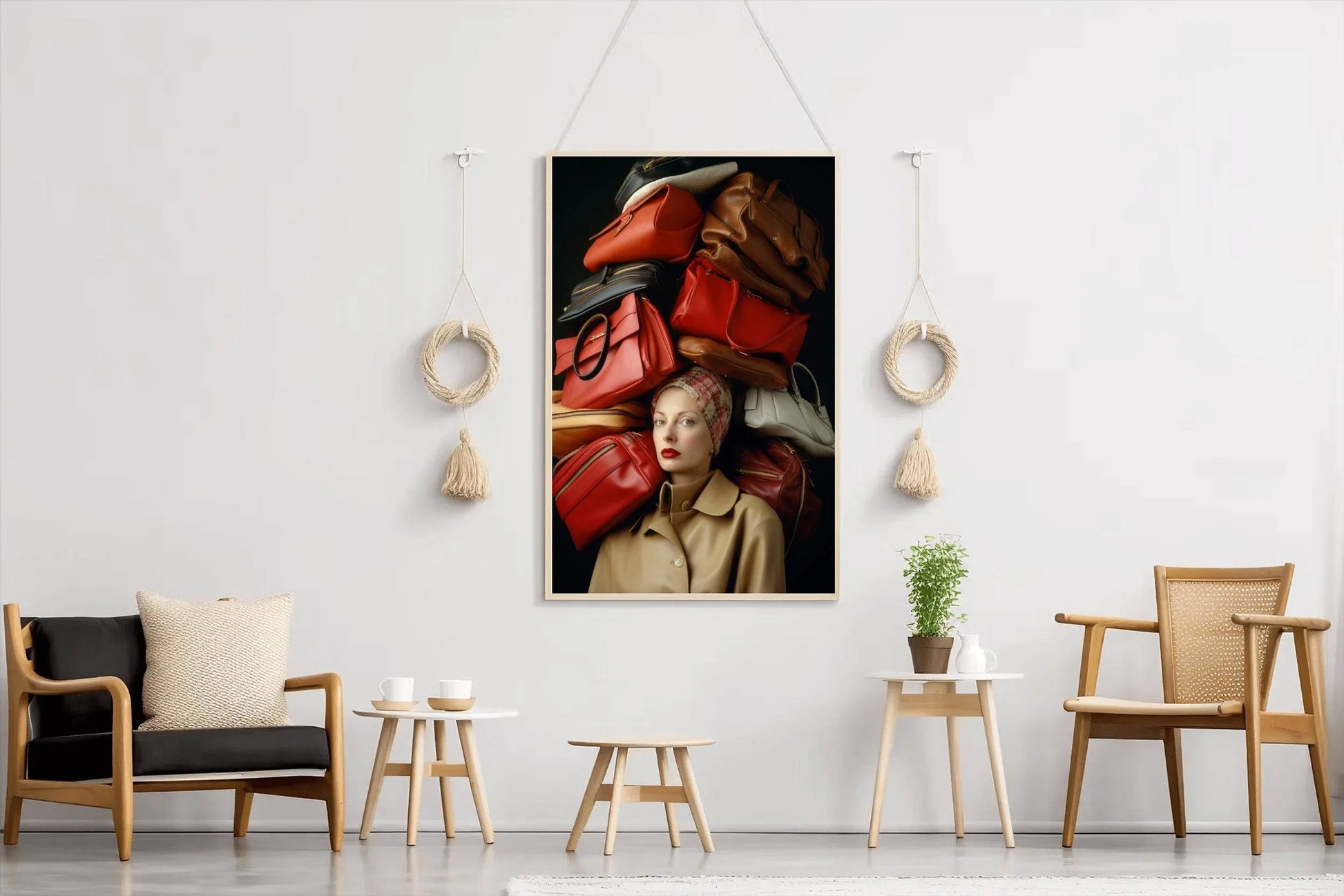 Popular Leather Bags For Women Wall Art - beink online art store