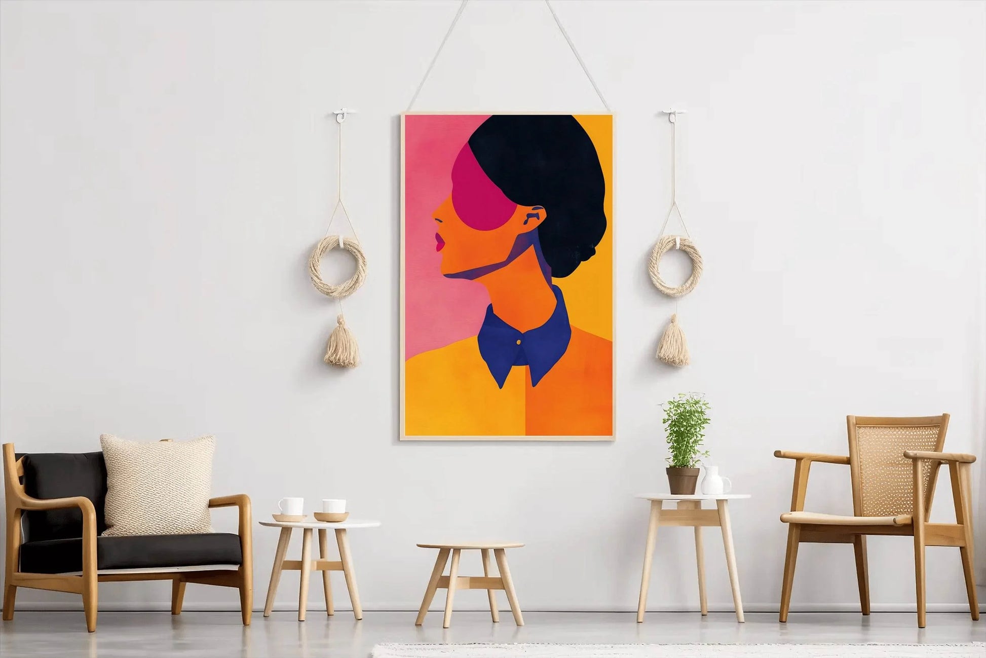 Digital Illustration of a Woman's Face - beink online art store