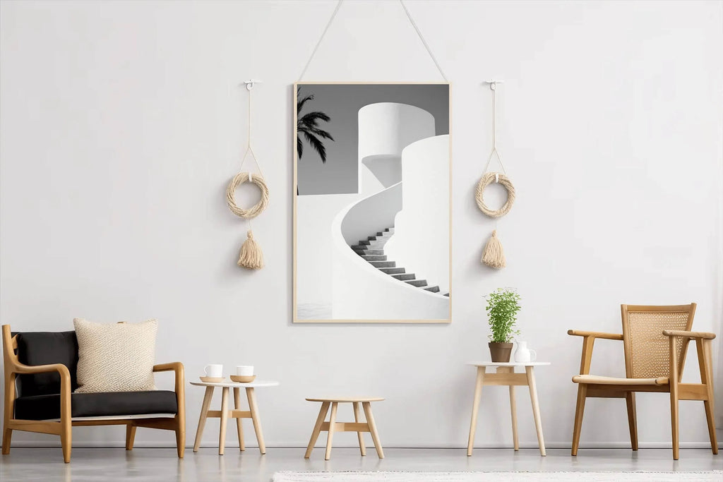 Concrete Walls White Wall Art - beink online art store