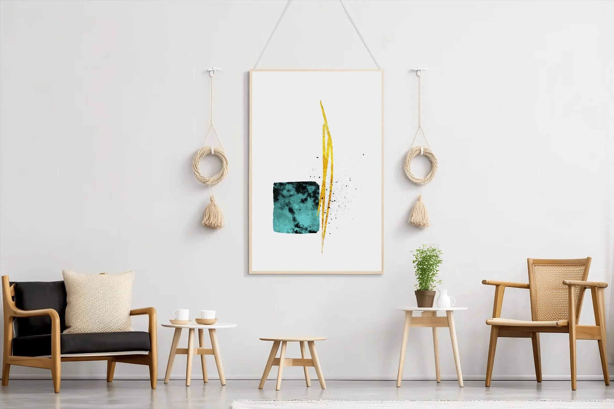 Texture Geometric Abstract Wall Art - beink online art store