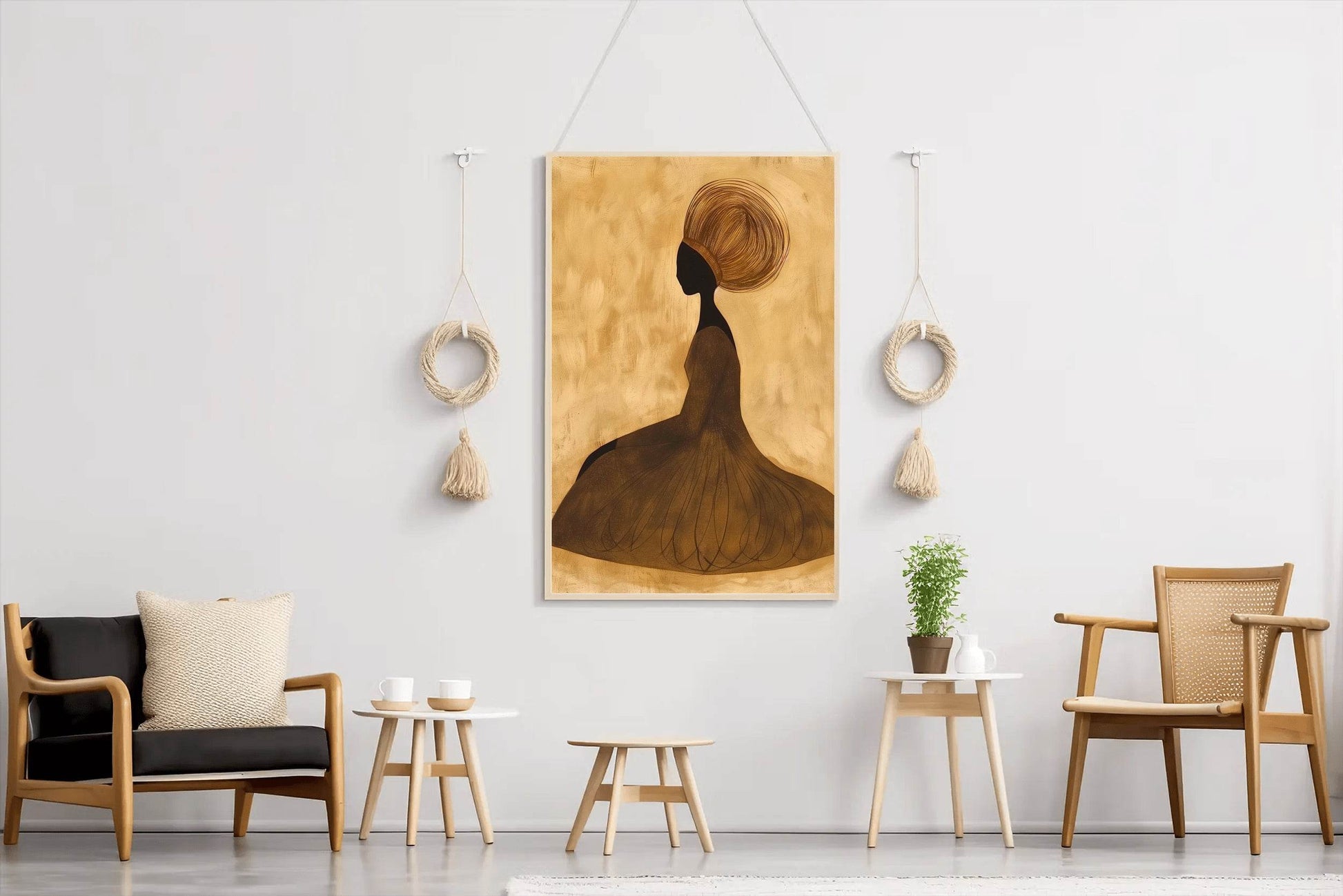 Tree Woman Canvas Wall Art - beink online art store