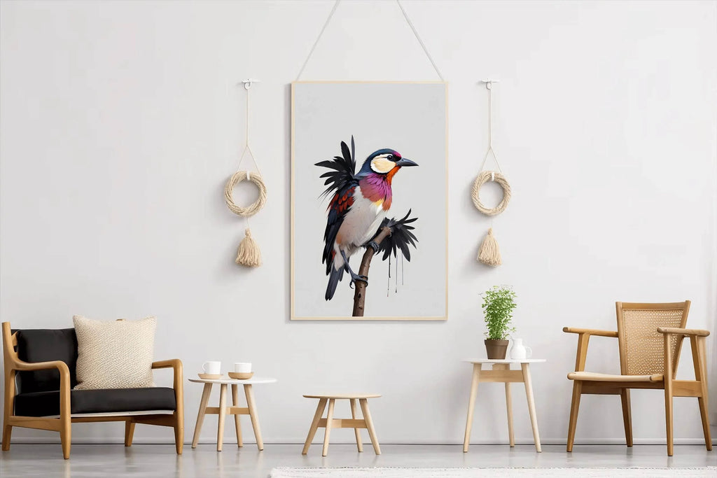 Colorful Bird Wall Art - beink online art store