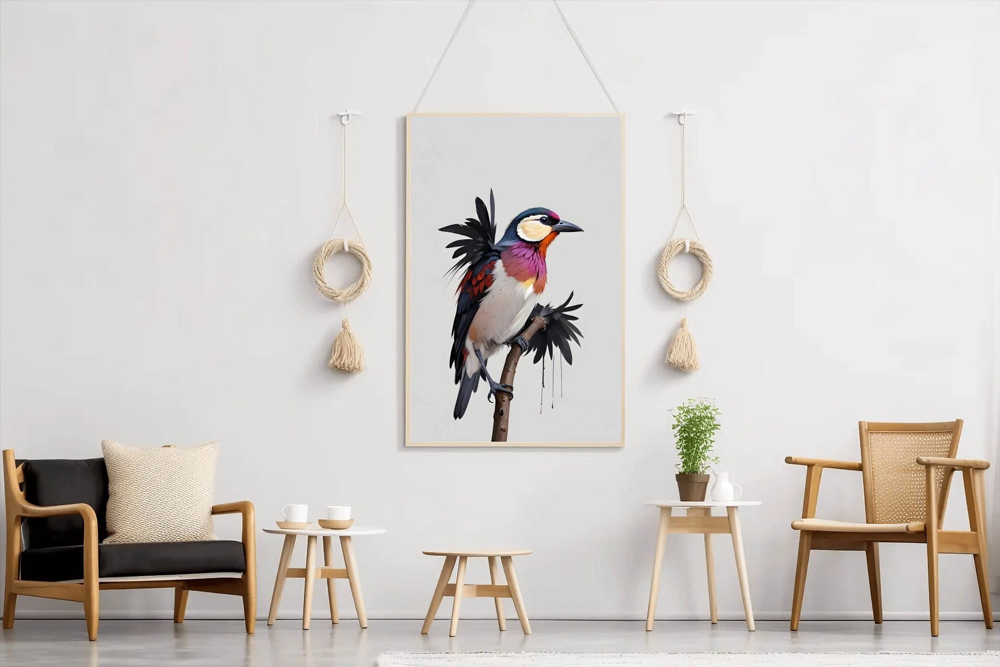 Colorful Bird Wall Art - beink online art store