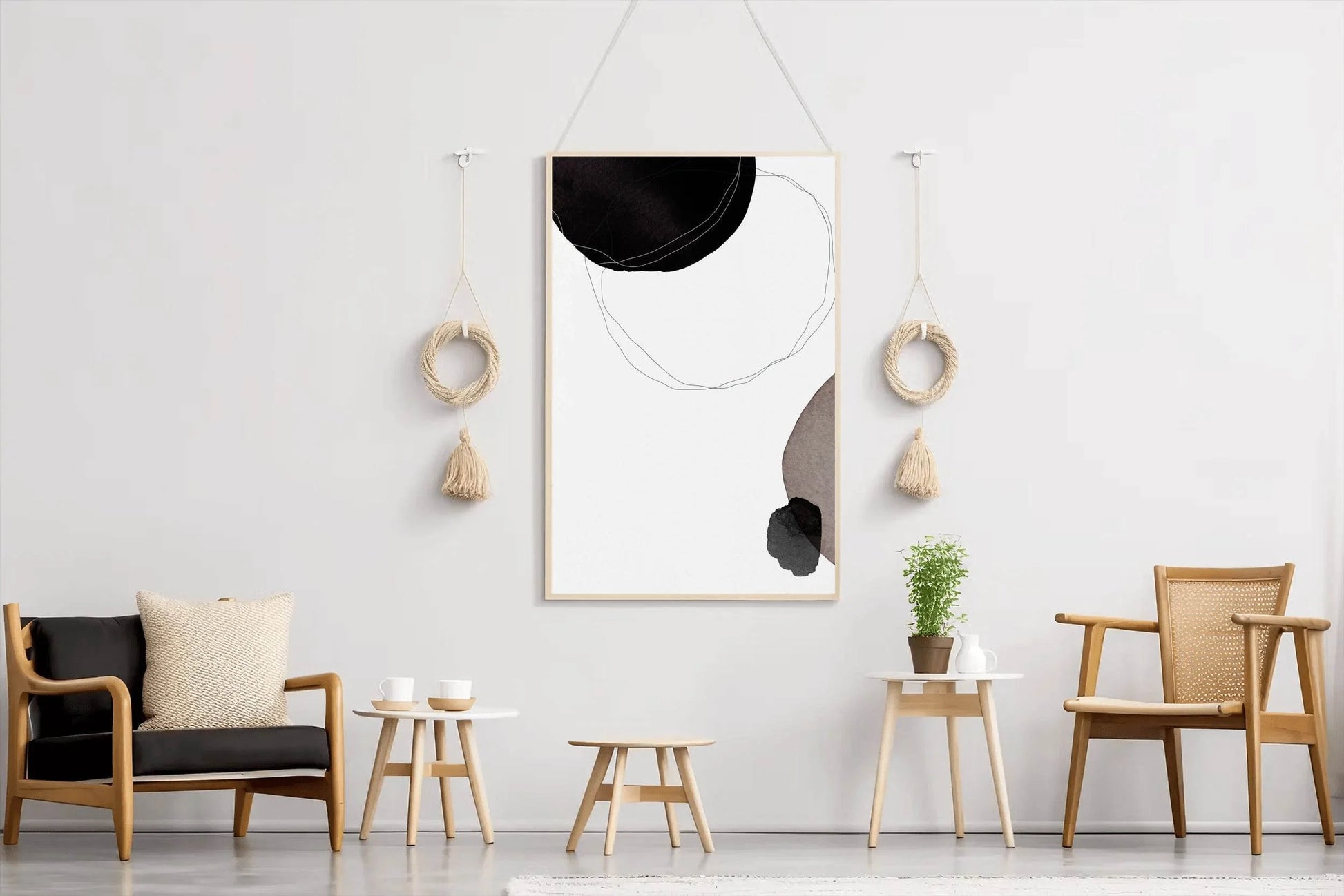 Handmade Shape Background Abstract Wall Art - beink online art store