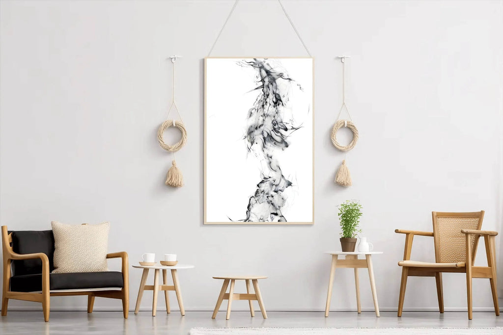 Smoke Transparent Background Wall Art - beink online art store