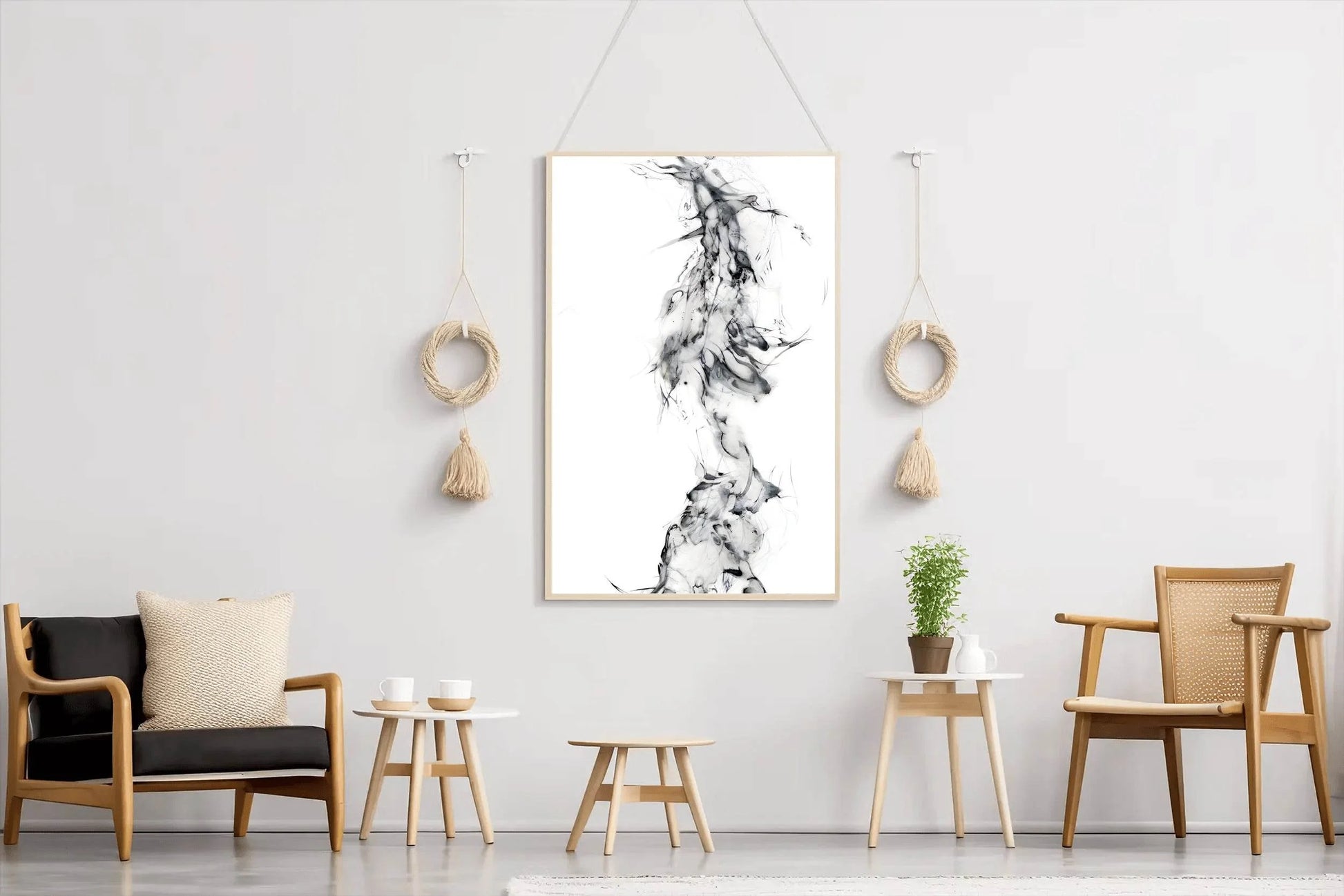 Smoke Transparent Background Wall Art - beink online art store