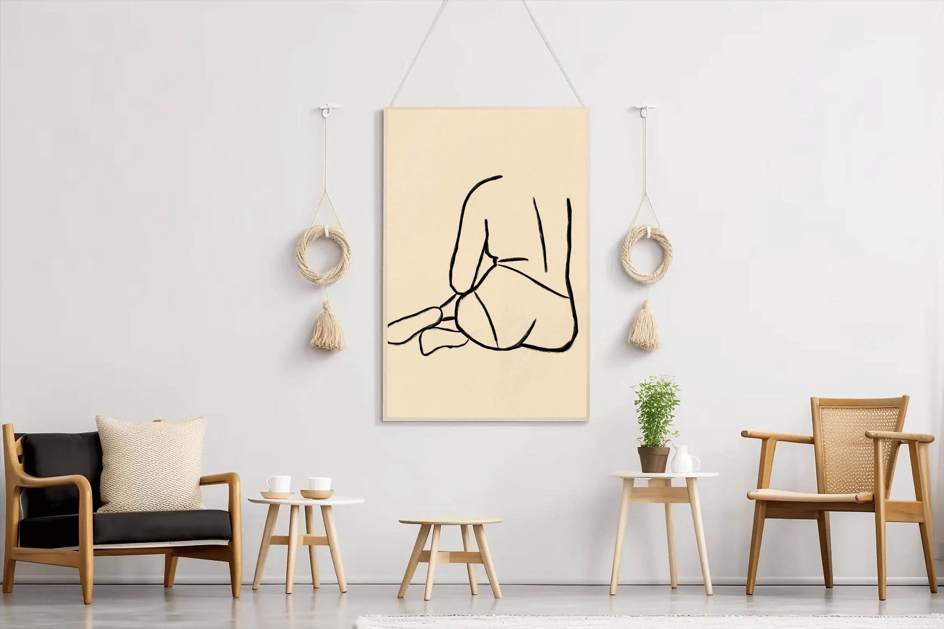 The Back of A Woman Wall Art - beink online art store