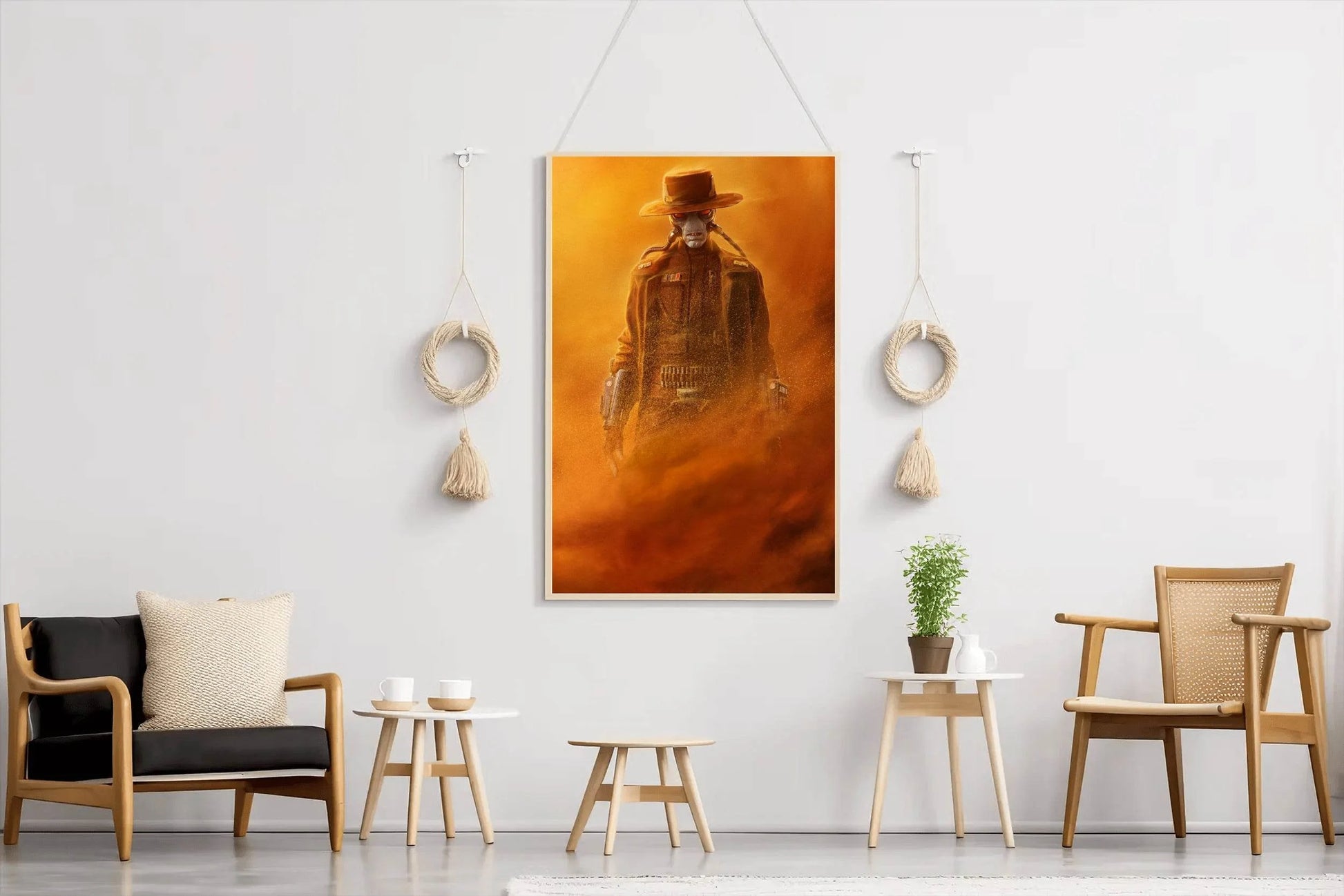 Cad Bane in Sand Storm Wall Art - beink online art store