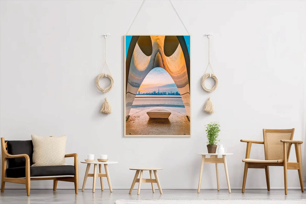 A City Across the Ocean Wall Art - beink online art store