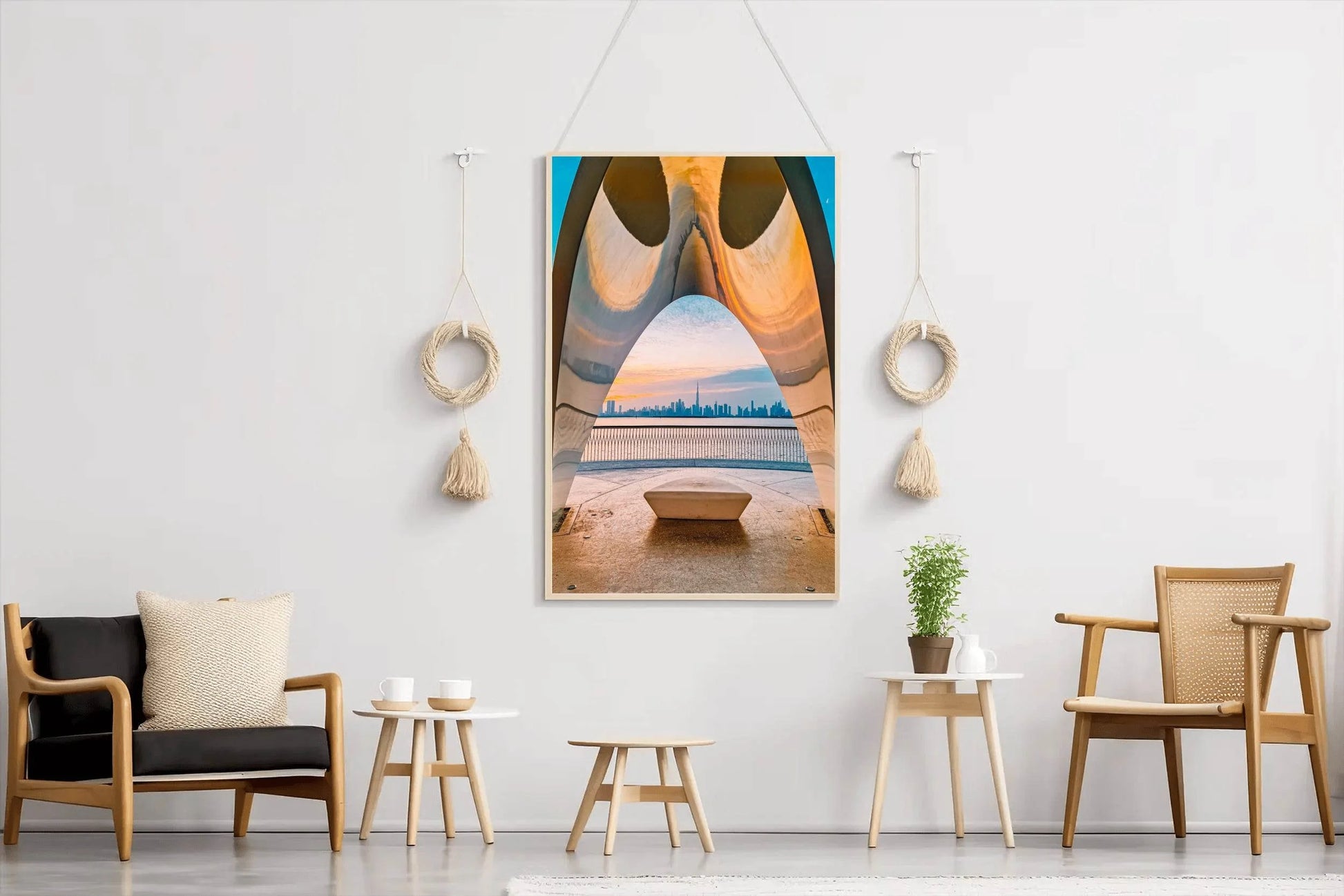 A City Across the Ocean Wall Art - beink online art store