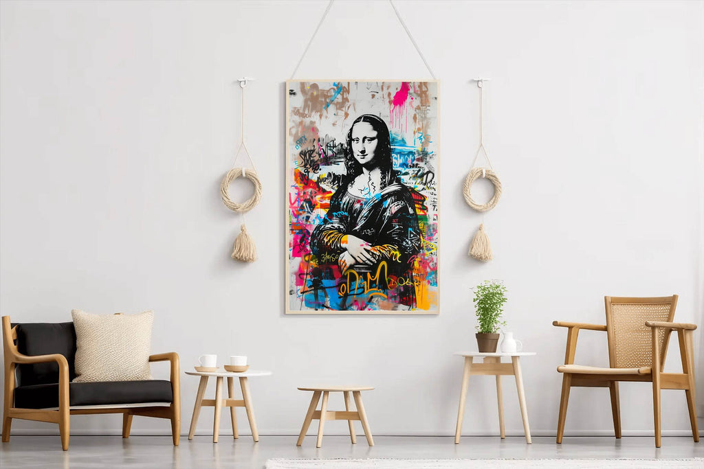 Mona Lisa Graffiti Wall Art - beink online art store