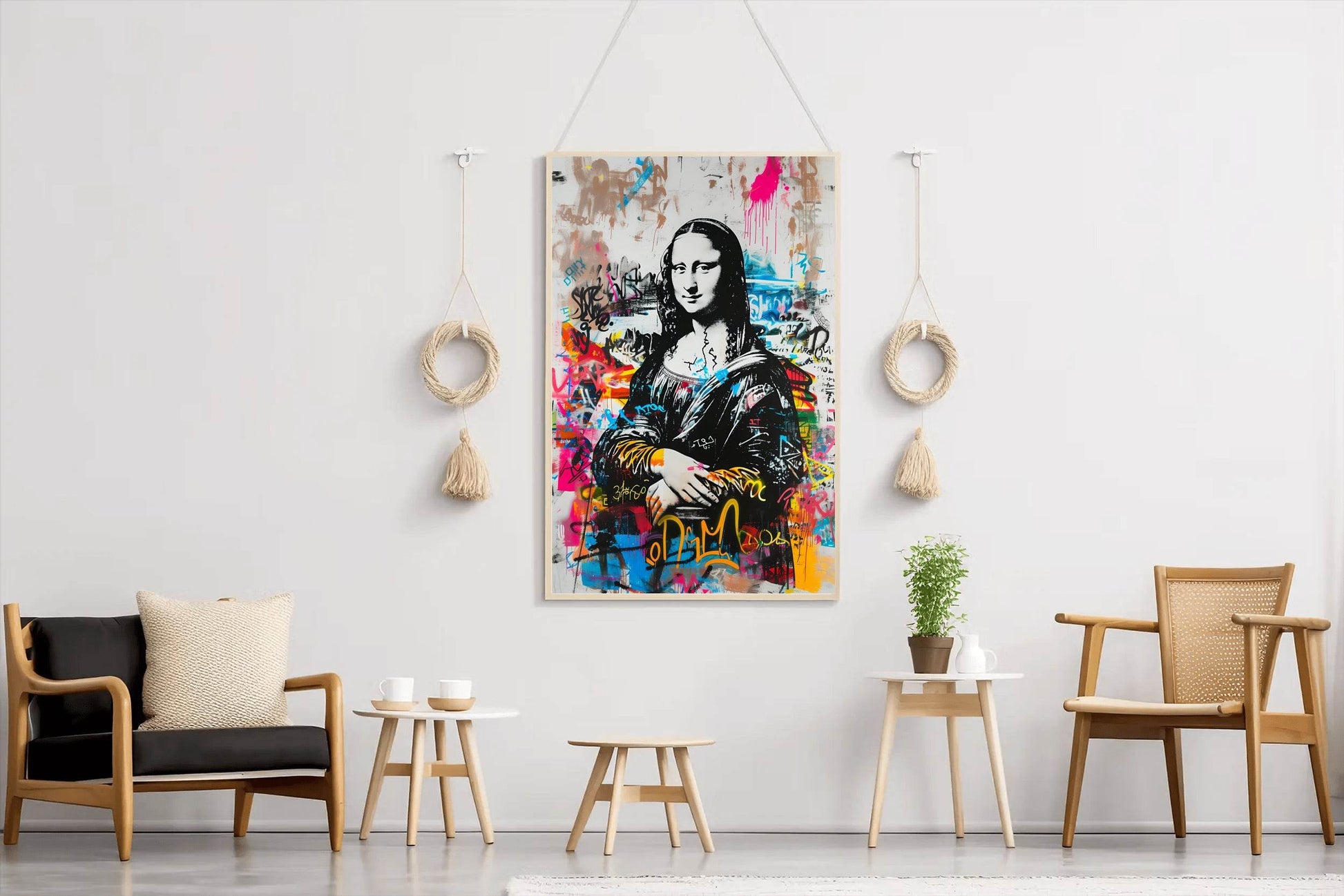 Mona Lisa Graffiti Wall Art - beink online art store