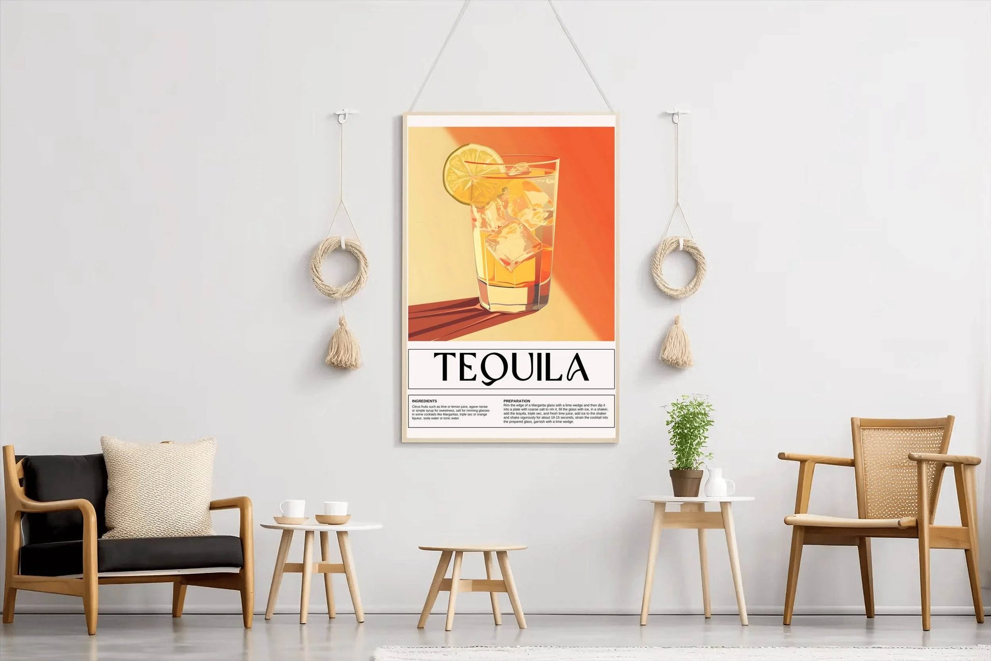 Distilled Tequila Drink Wall Art - beink online art store