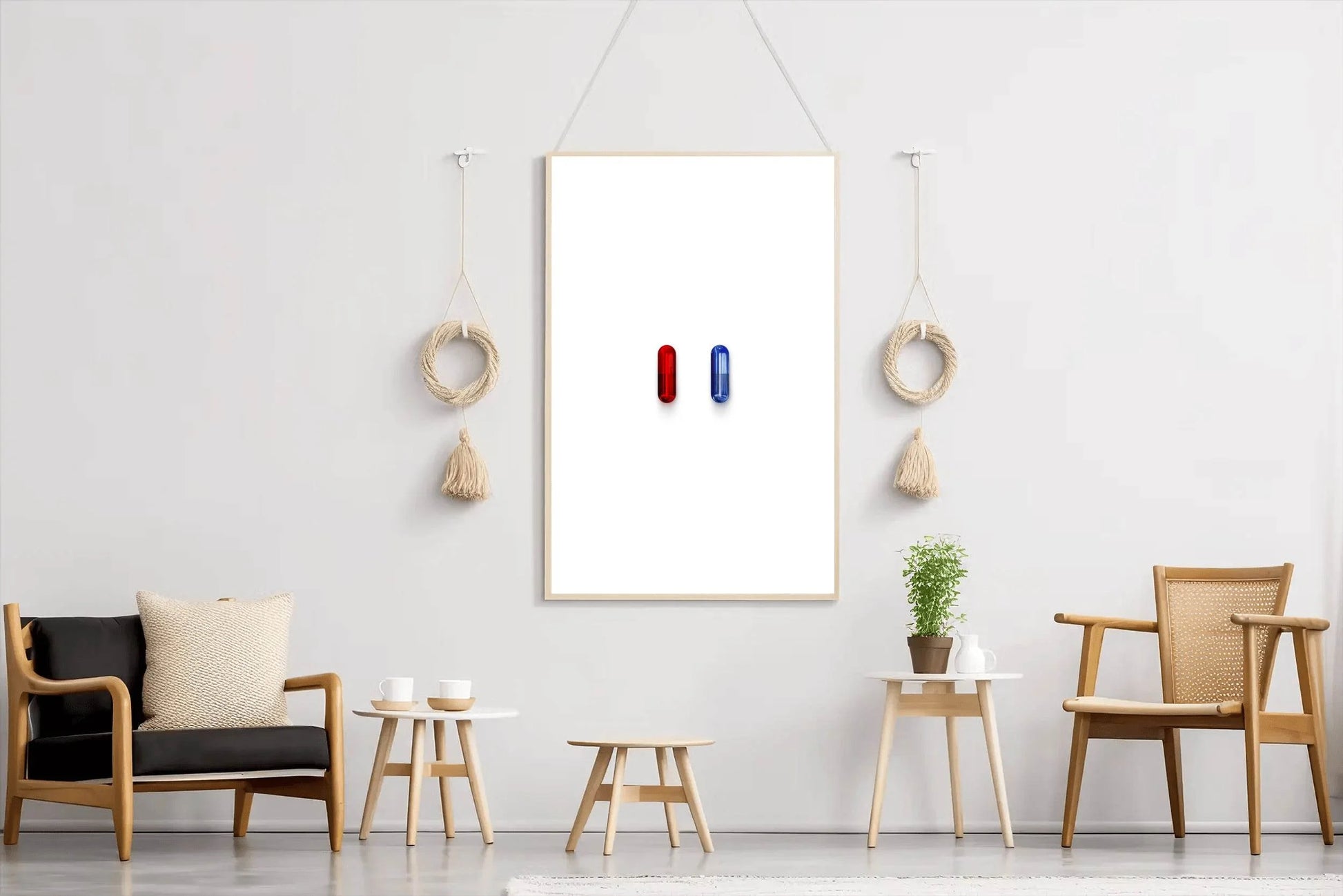 THE MATRIX Red and Blue Pill Wall Art - beink online art store