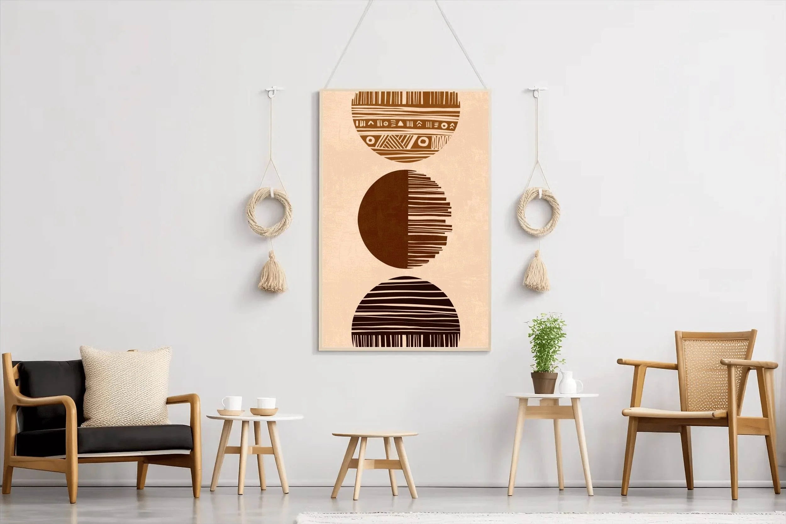 Minimalist Circle Pattern ArtWork - beink online art store